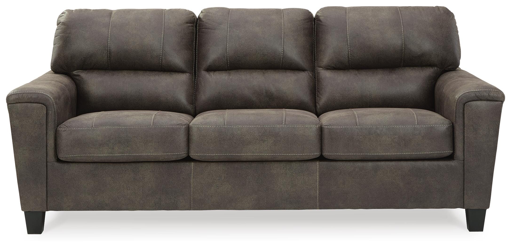 Navi Queen Sofa Sleeper, Smoke, large