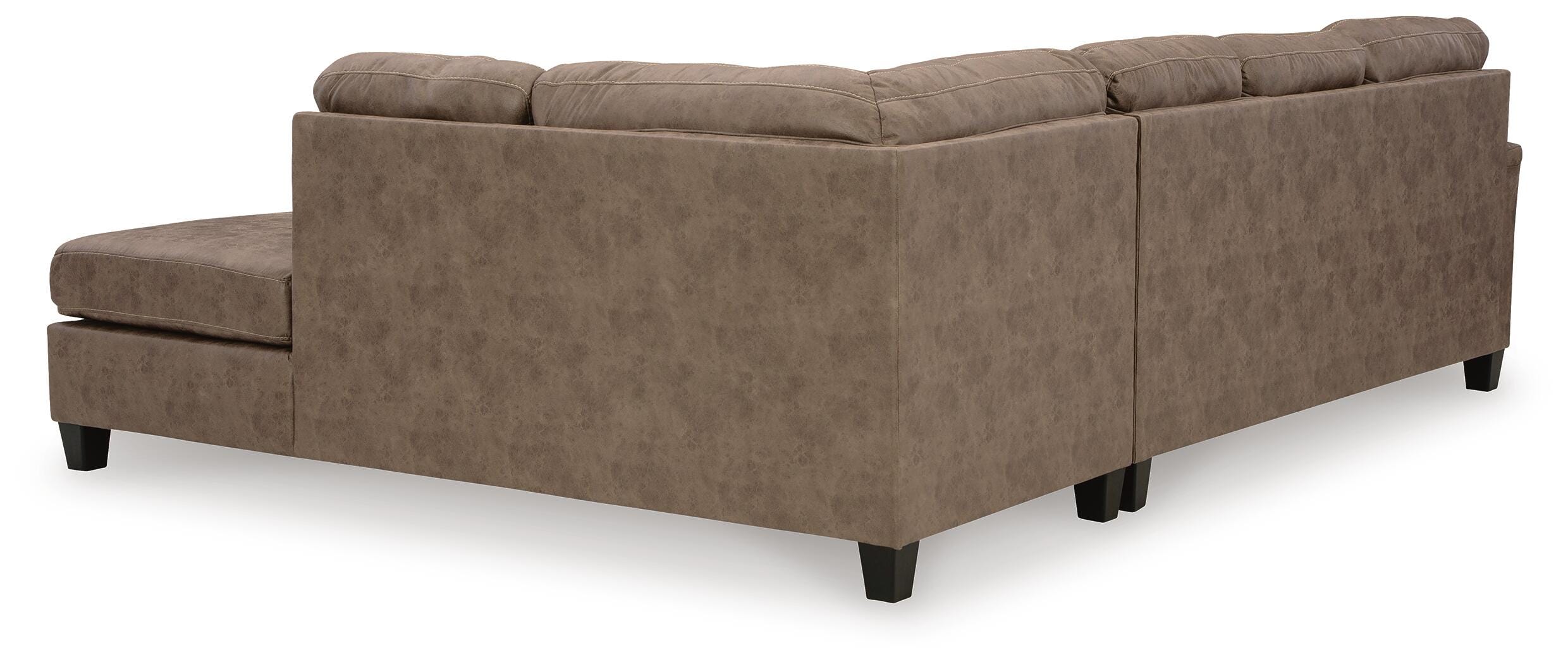Navi 2-Piece Sectional Sofa Chaise, Fossil, large