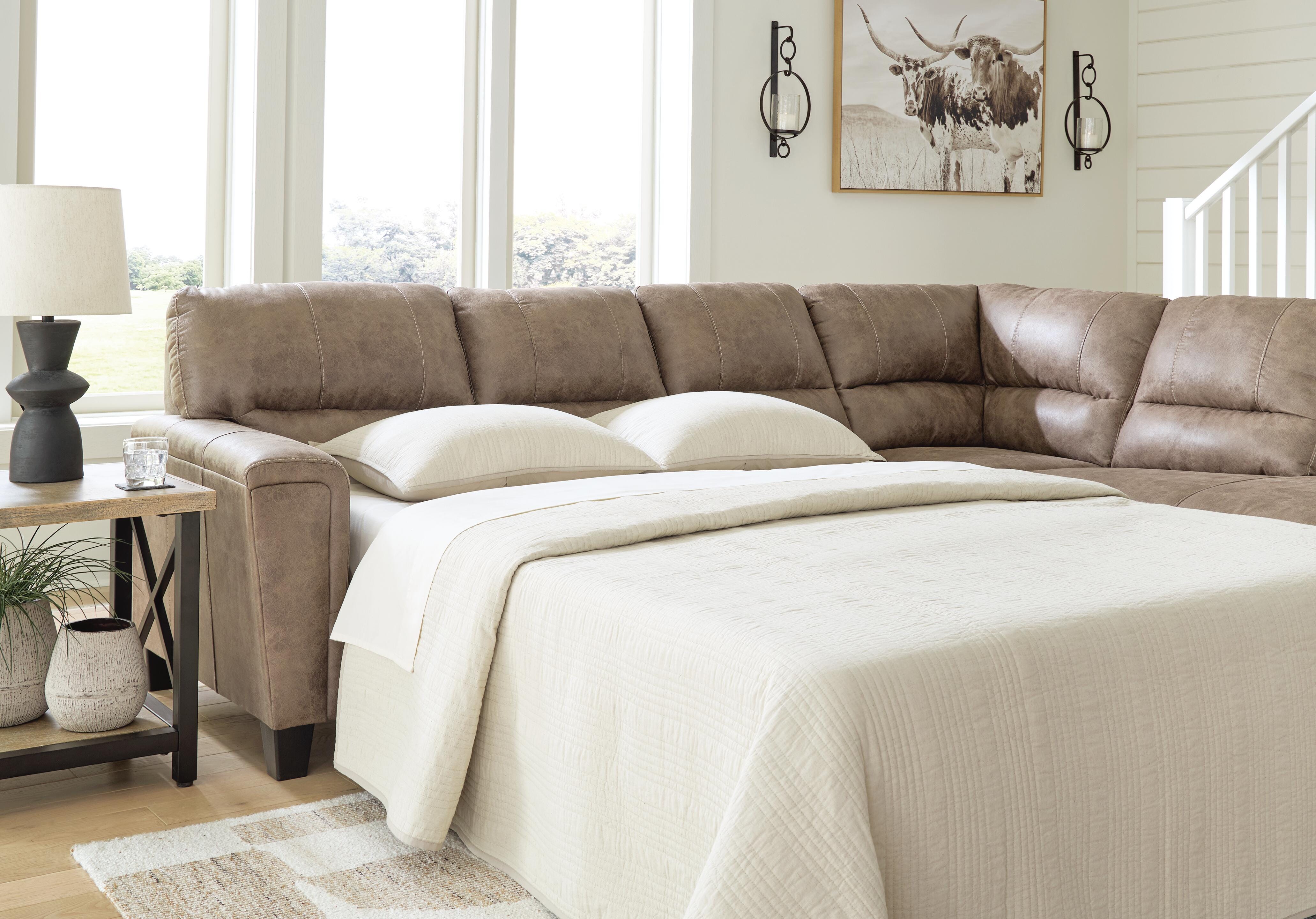 Navi 2-Piece Sectional Chaise Sleeper Sofa, , large