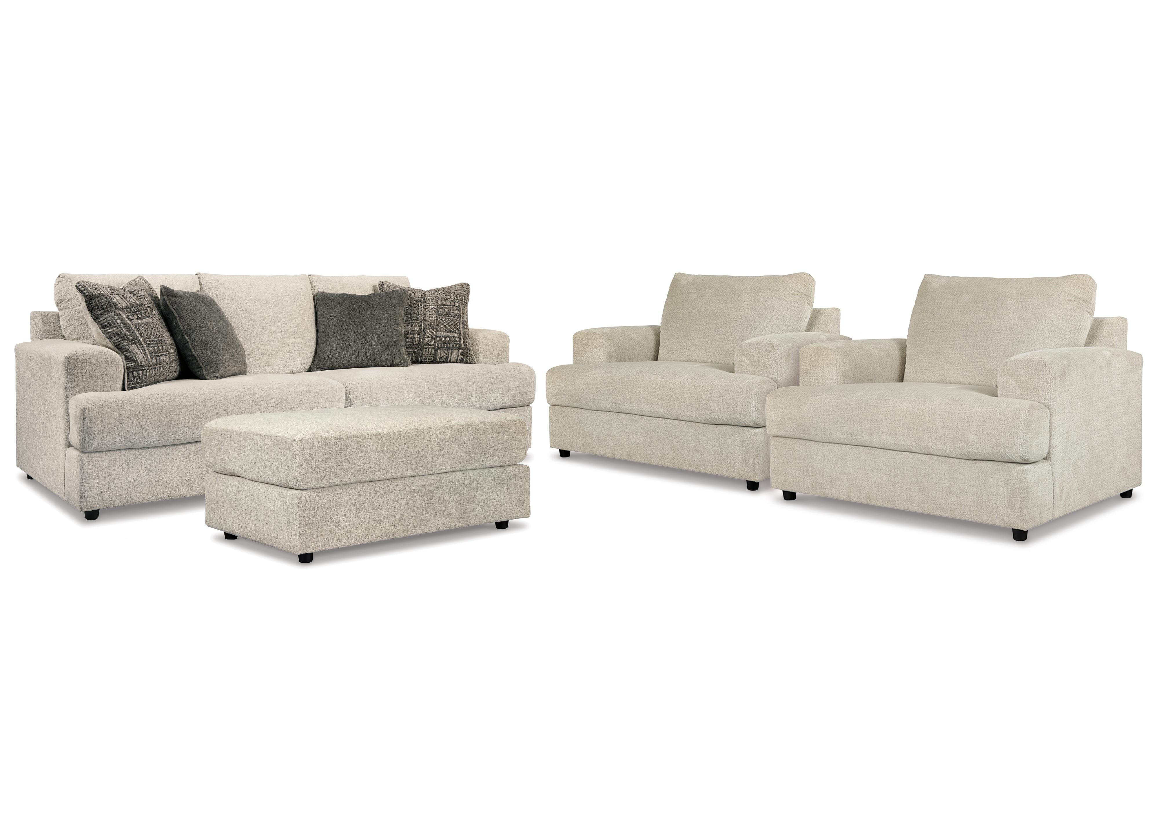 Sofá Soletren, 2 sillones y otomana - image 1
