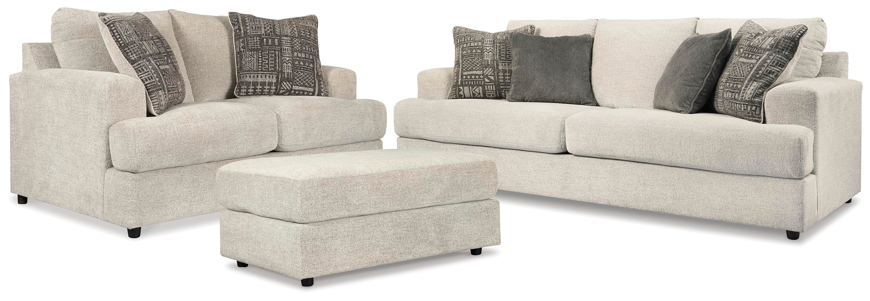 Sofá, Loveseat y Otomana Soletren - image 1