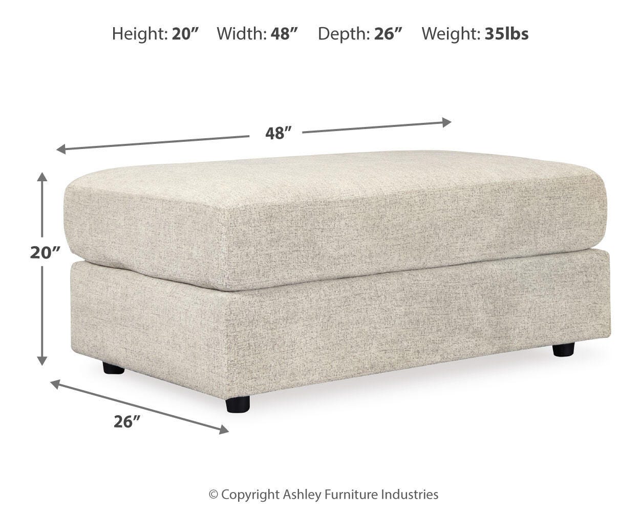 Soletren Oversized Ottoman - image 4