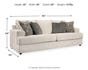 Soletren Sofa, Stone, large
