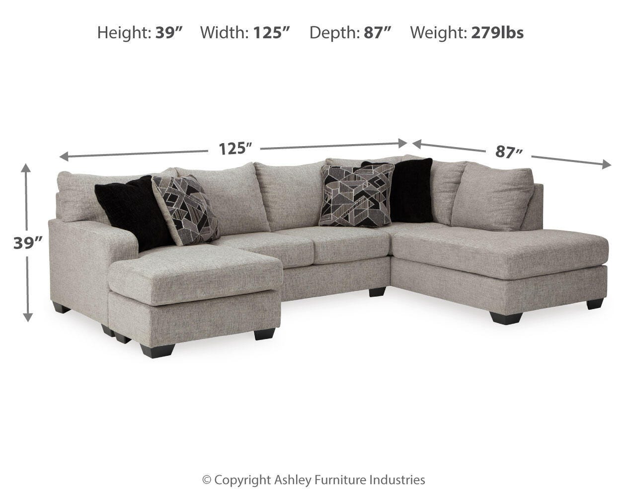 Megginson 2-Piece Sectional with Chaise - image 4