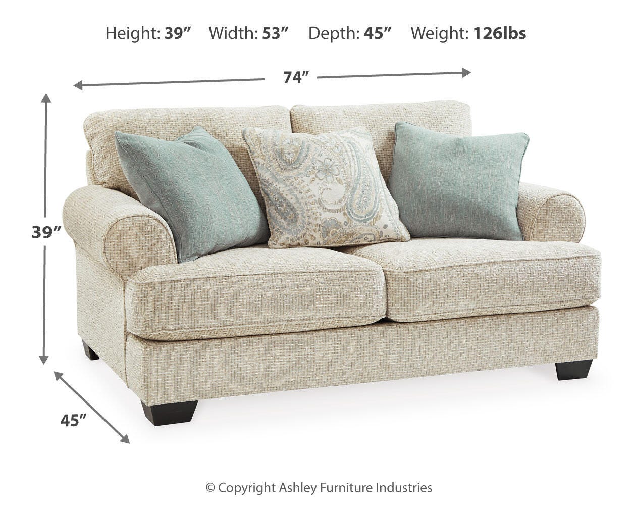 Monaghan Loveseat - image 4
