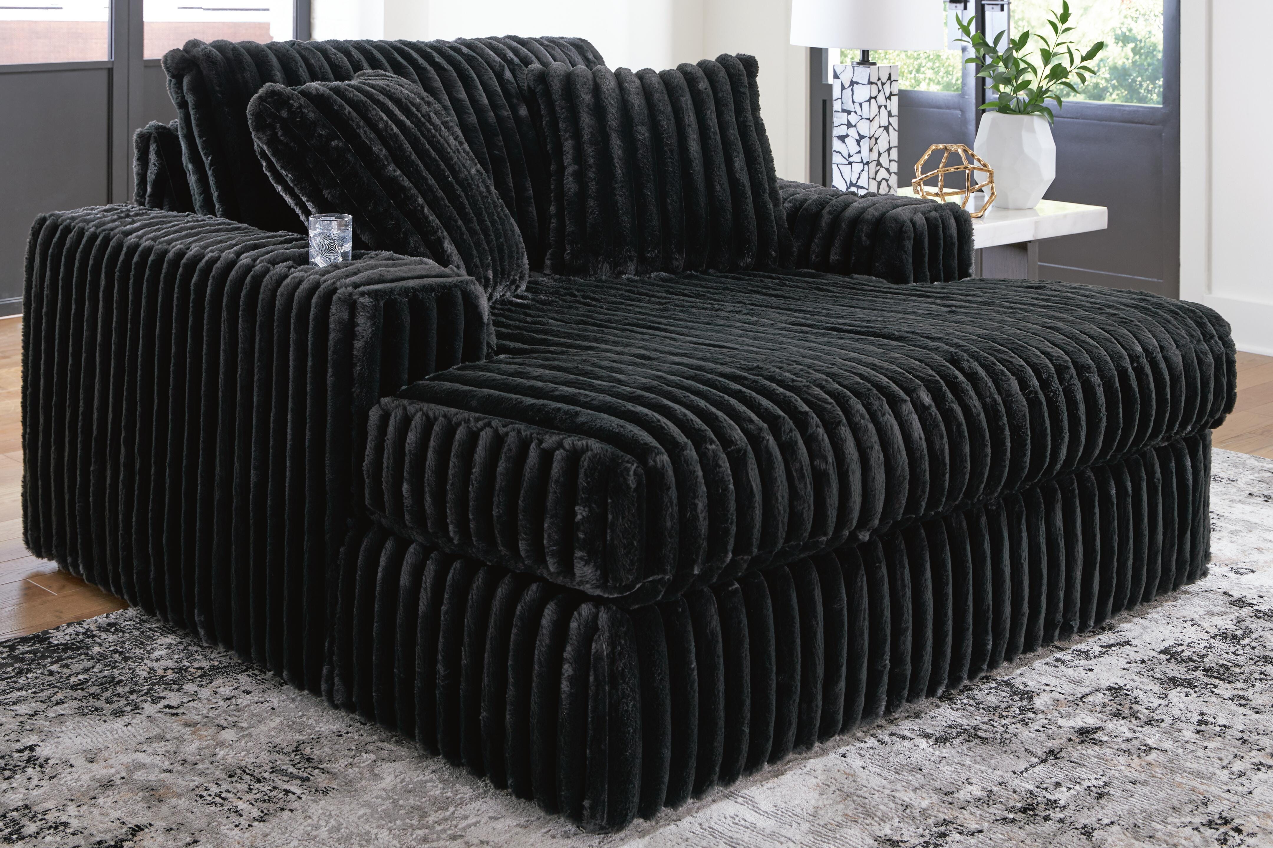Midnight-Madness Oversized Chaise - image 1