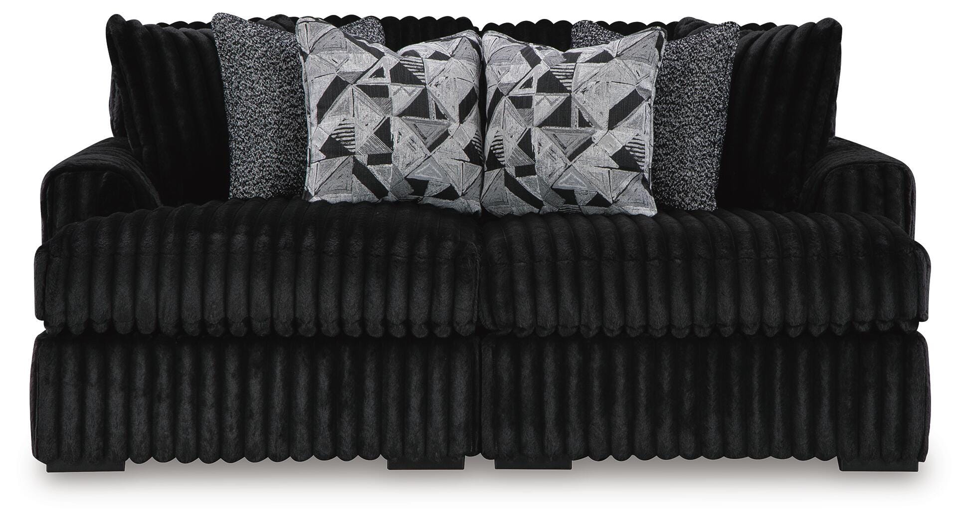 Midnight-Madness Super Chaise, Onyx, large