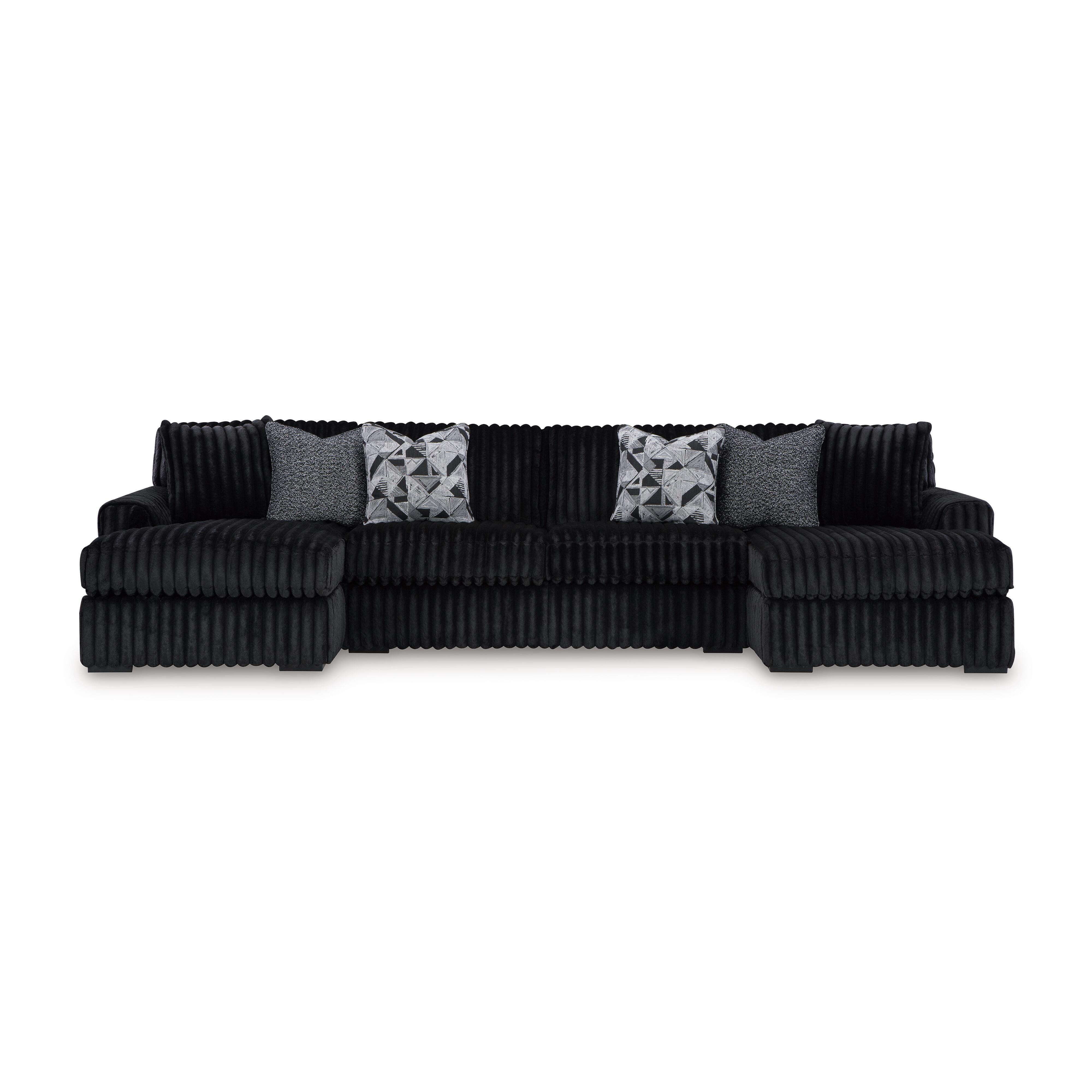 Seccional de 3 piezas con chaise longue Midnight-Madness - image 1