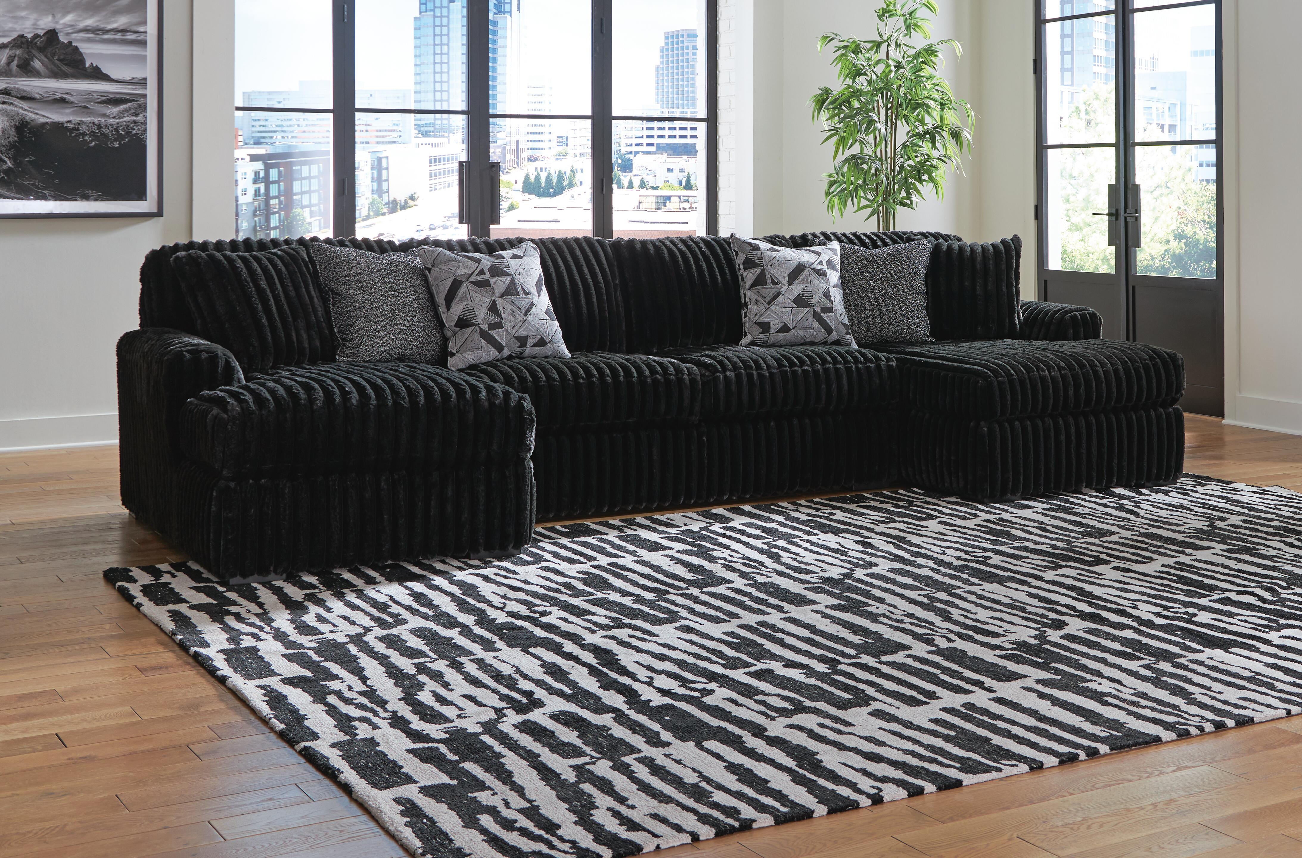 Midnight-Madness 3-Piece Sectional with Chaise - image 1