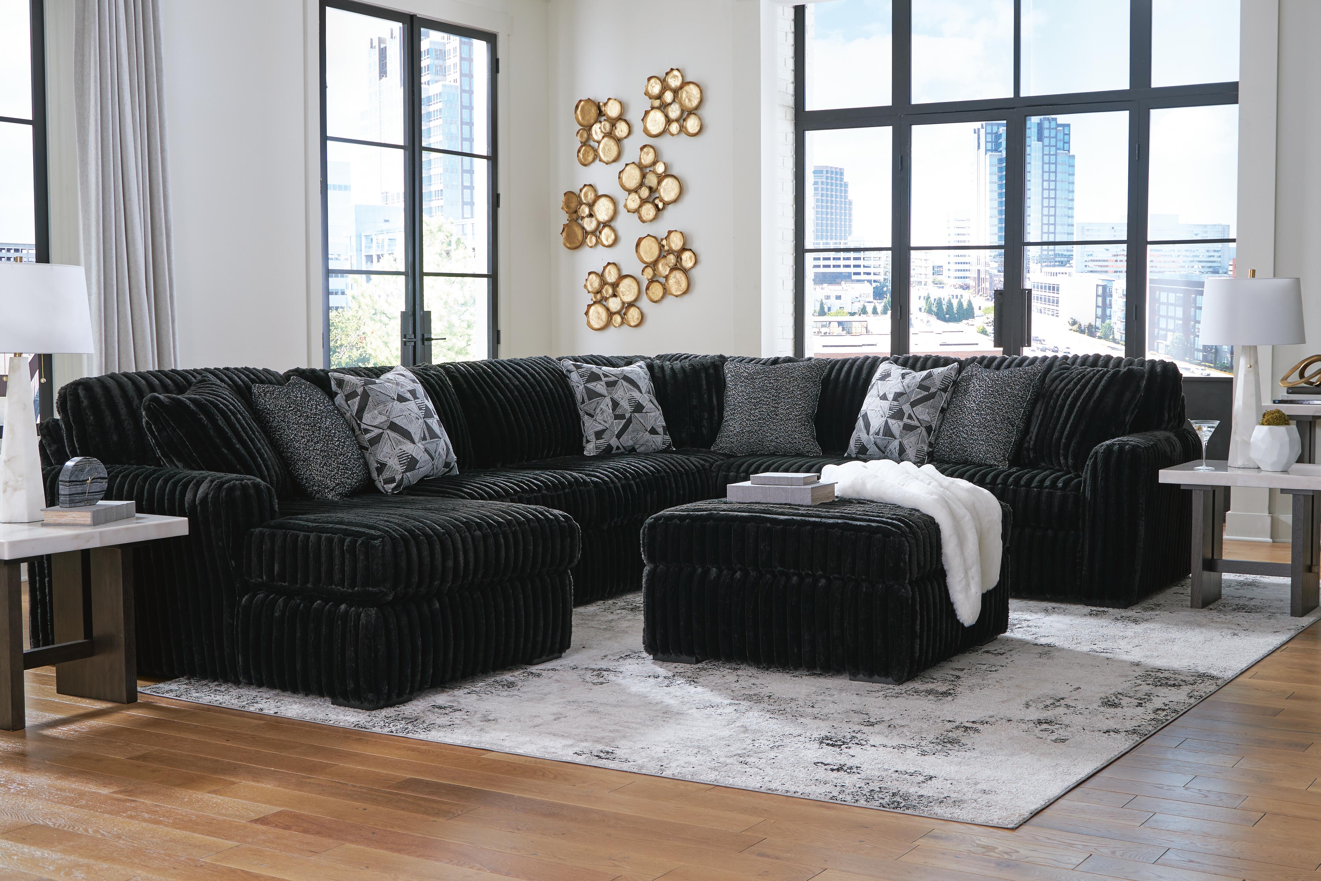 Seccional de 6 piezas con chaise longue Midnight-Madness - image 3