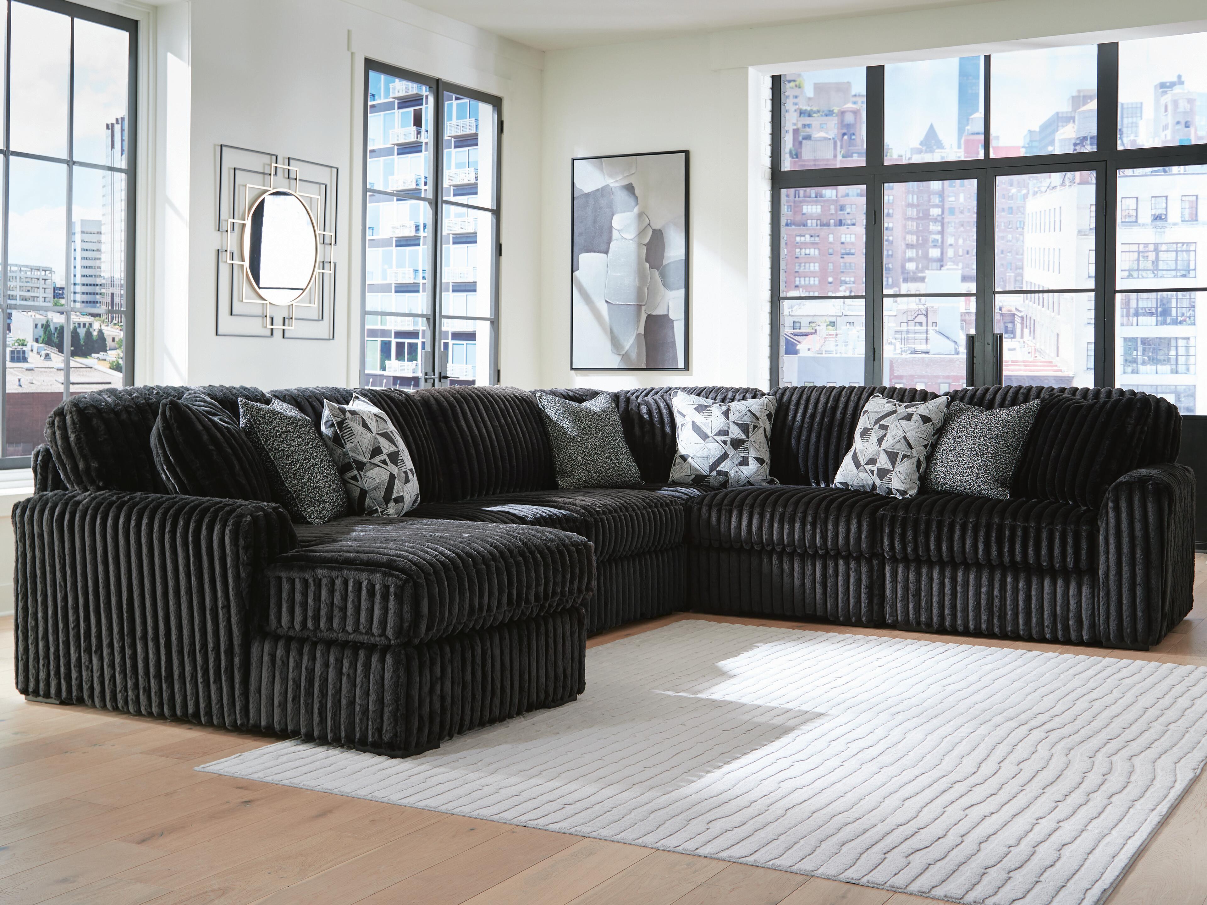 Midnight-Madness 6-Piece Sectional with Chaise - image 1