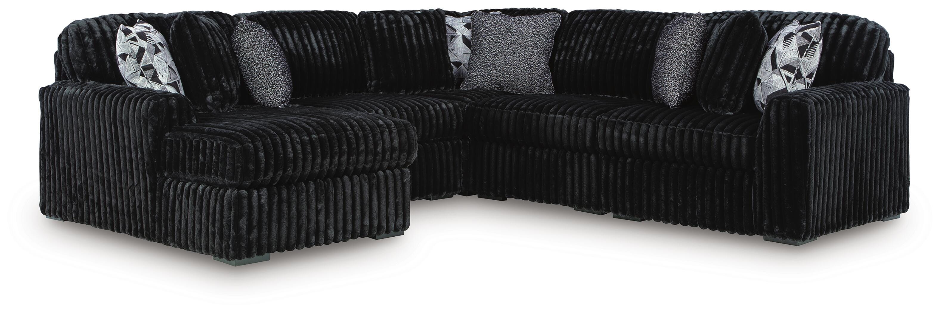 Midnight-Madness 5-Piece Sectional with Chaise - image 1