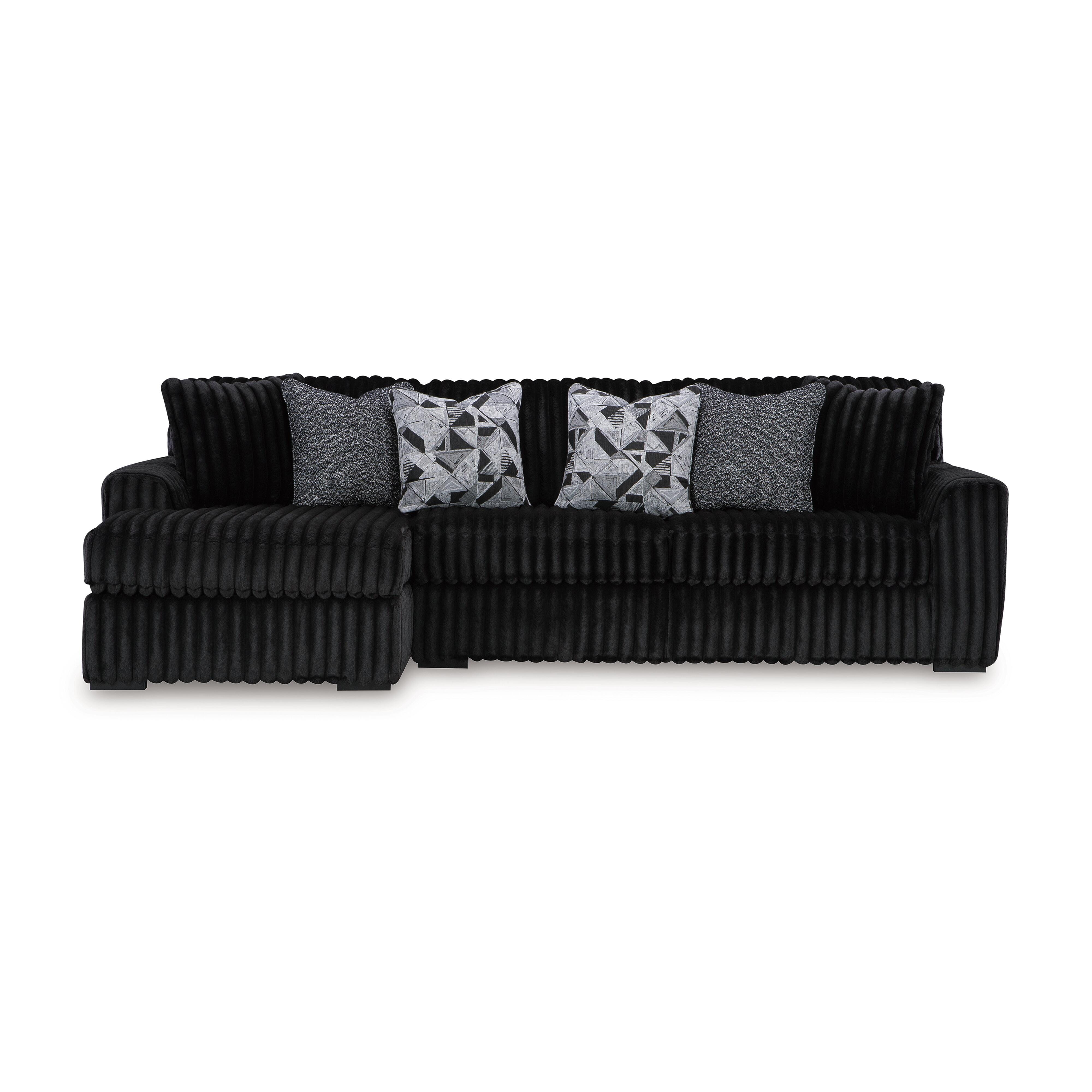 Sofá seccional de dos piezas con chaise longue Midnight-Madness - image 1