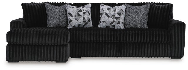 Midnight-Madness 3-Piece Modular Sectional with Chaise