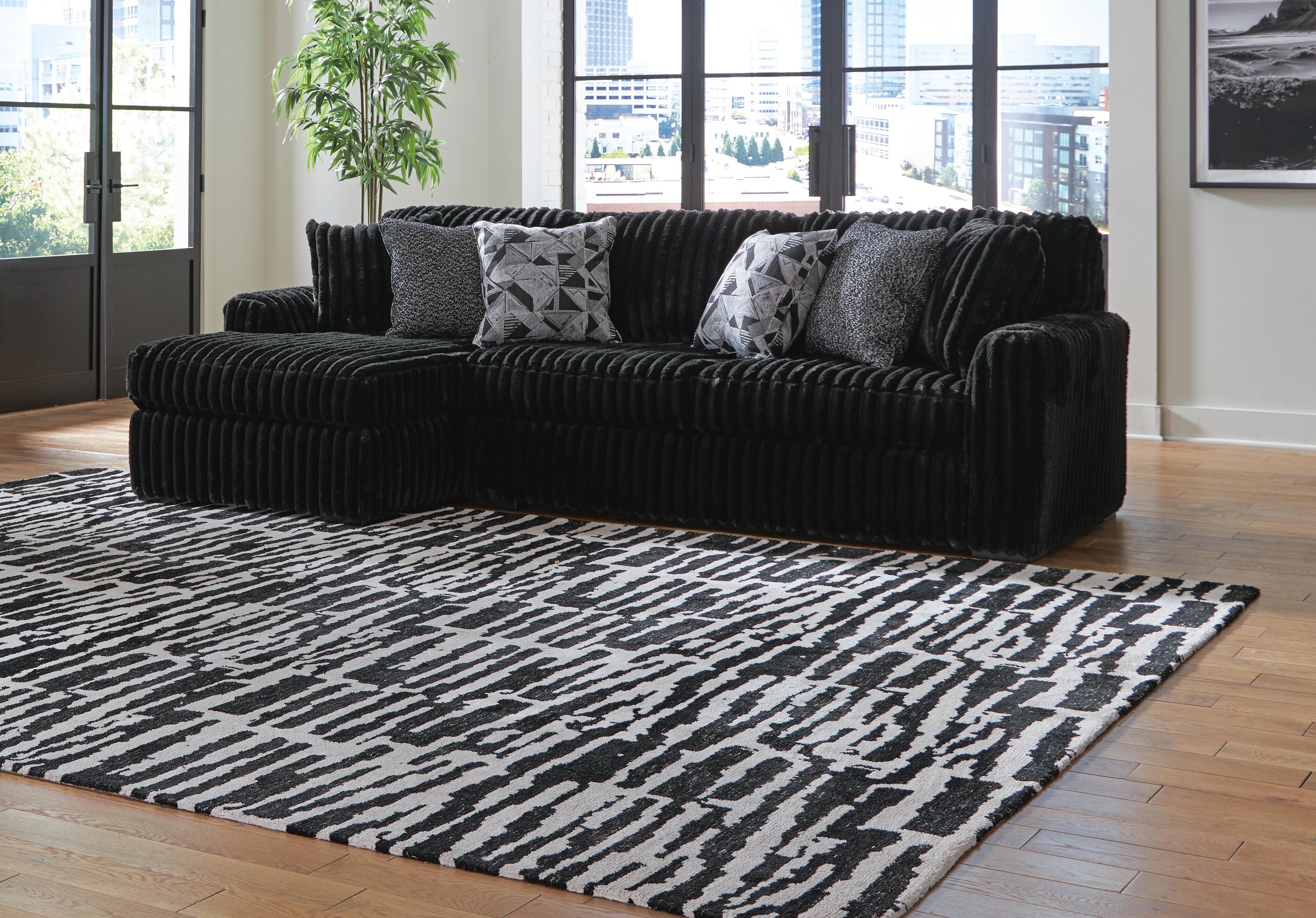 Midnight-Madness 2-Piece Sectional Sofa with Chaise - image 1