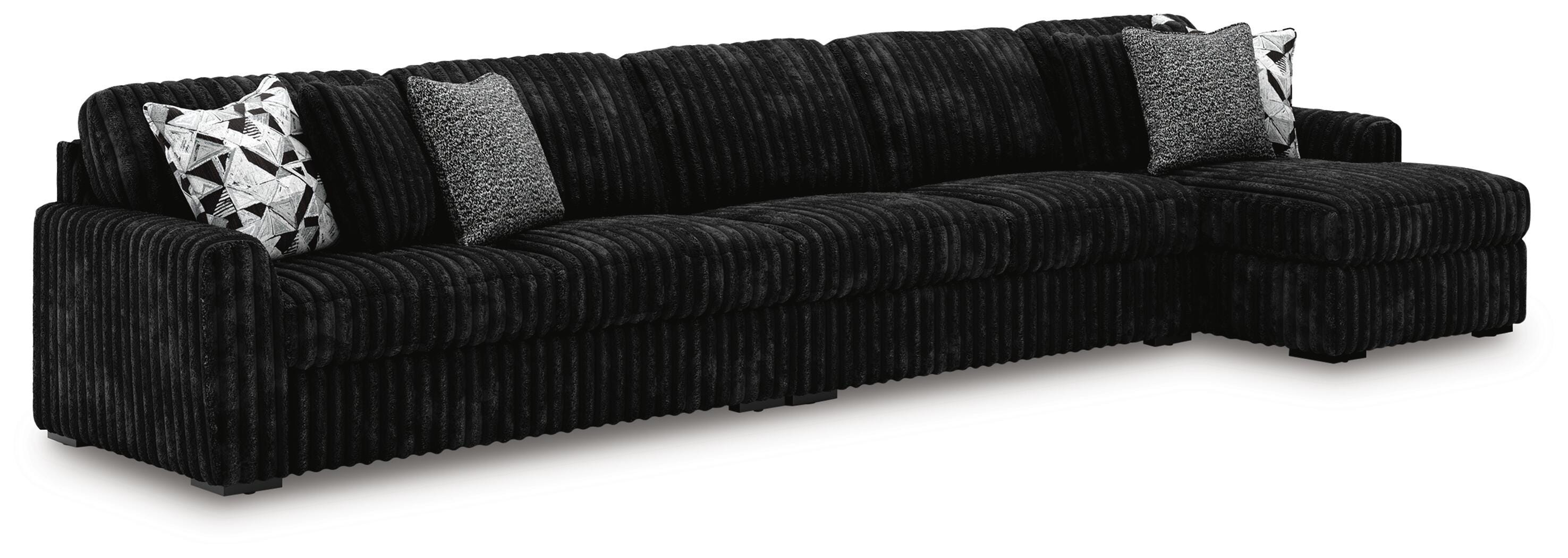Midnight-Madness 3-Piece Sectional with Chaise - image 1