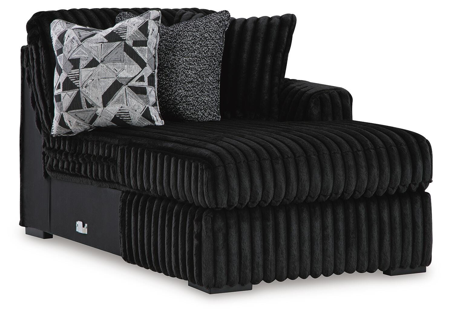 Chaise seccional de esquina, con brazo derecho, modelo Midnight-Madness - image 1