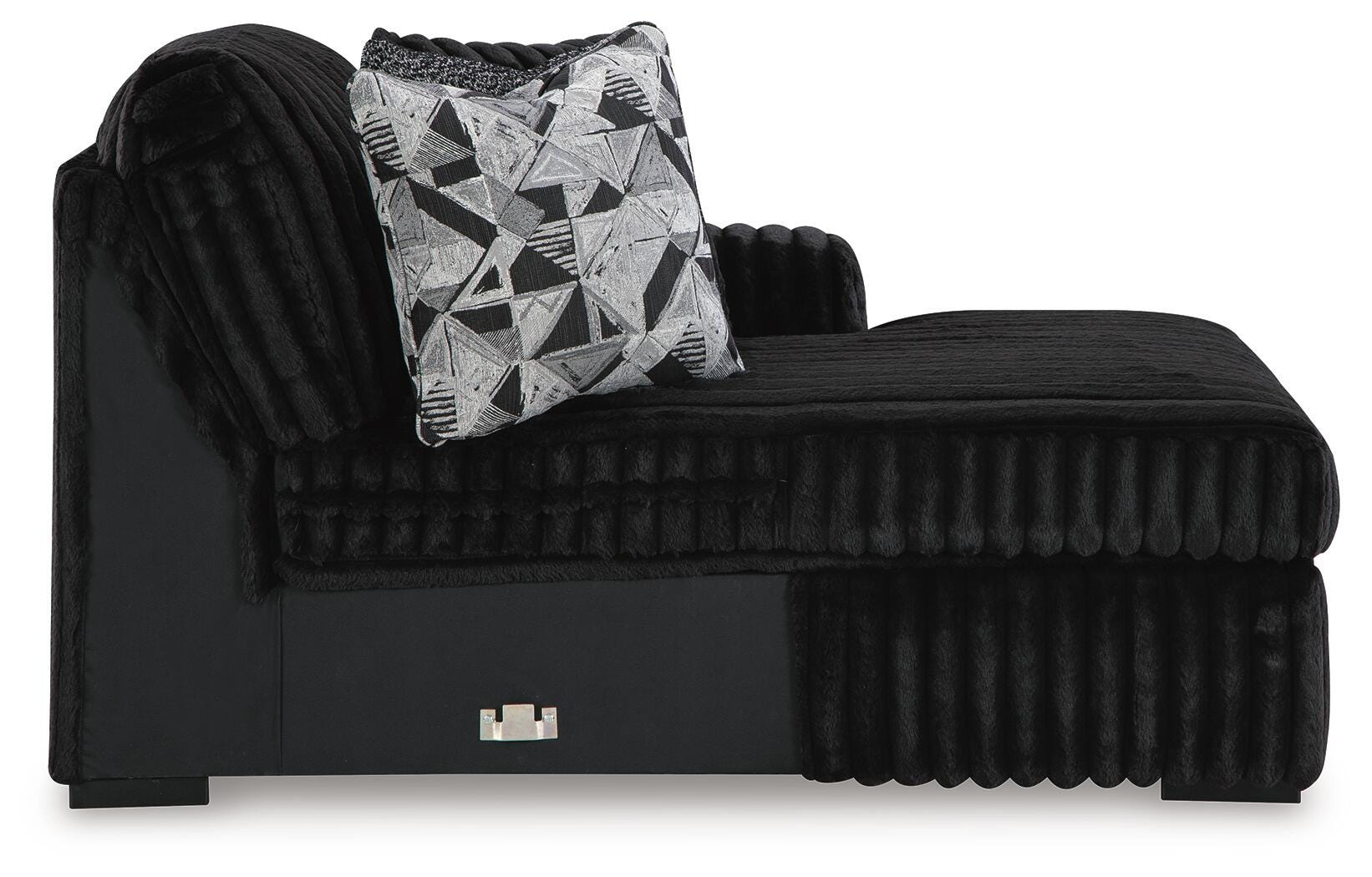 Chaise seccional de esquina, con brazo derecho, modelo Midnight-Madness - image 6