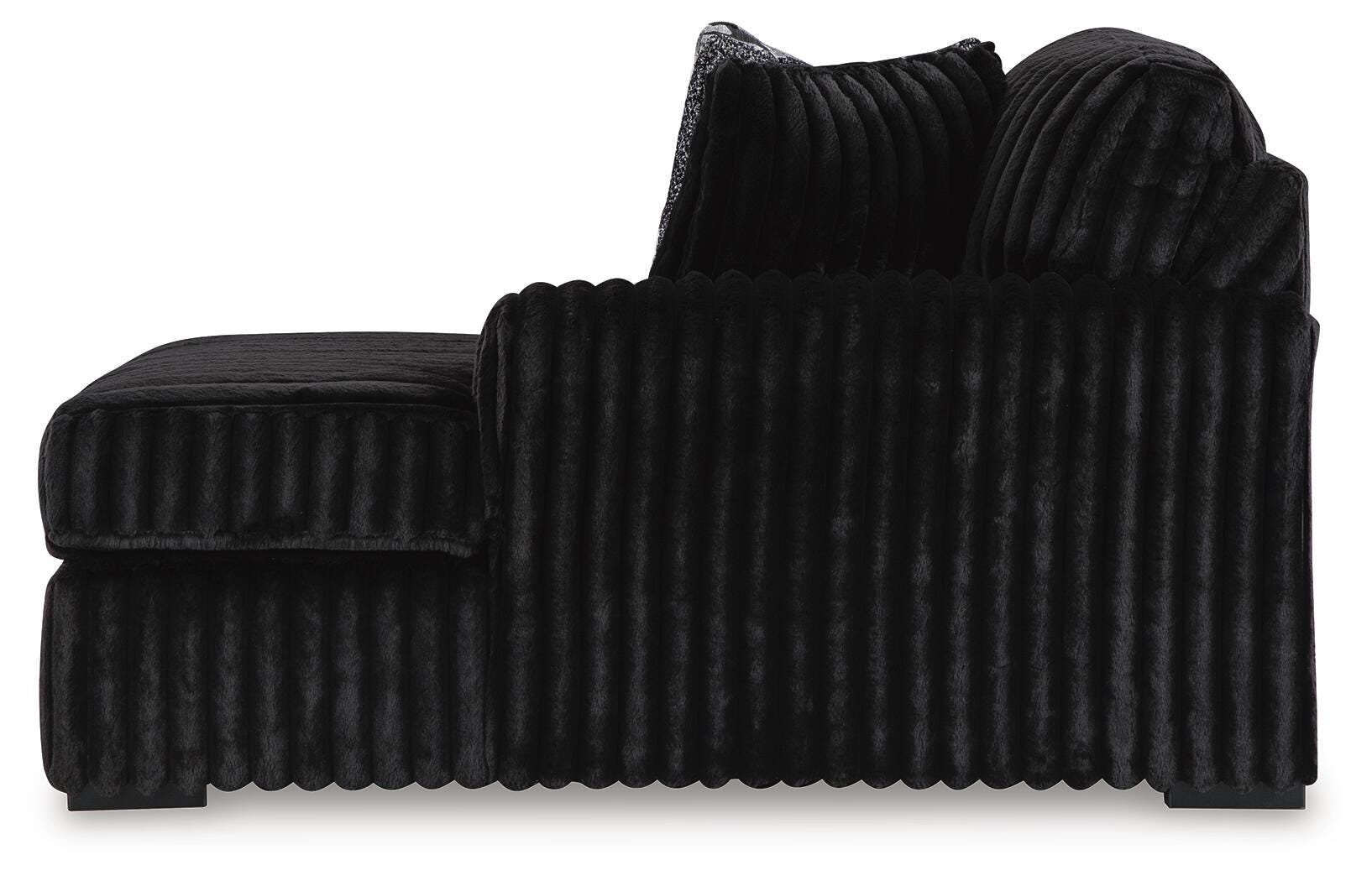 Chaise seccional de esquina, con brazo derecho, modelo Midnight-Madness - image 4