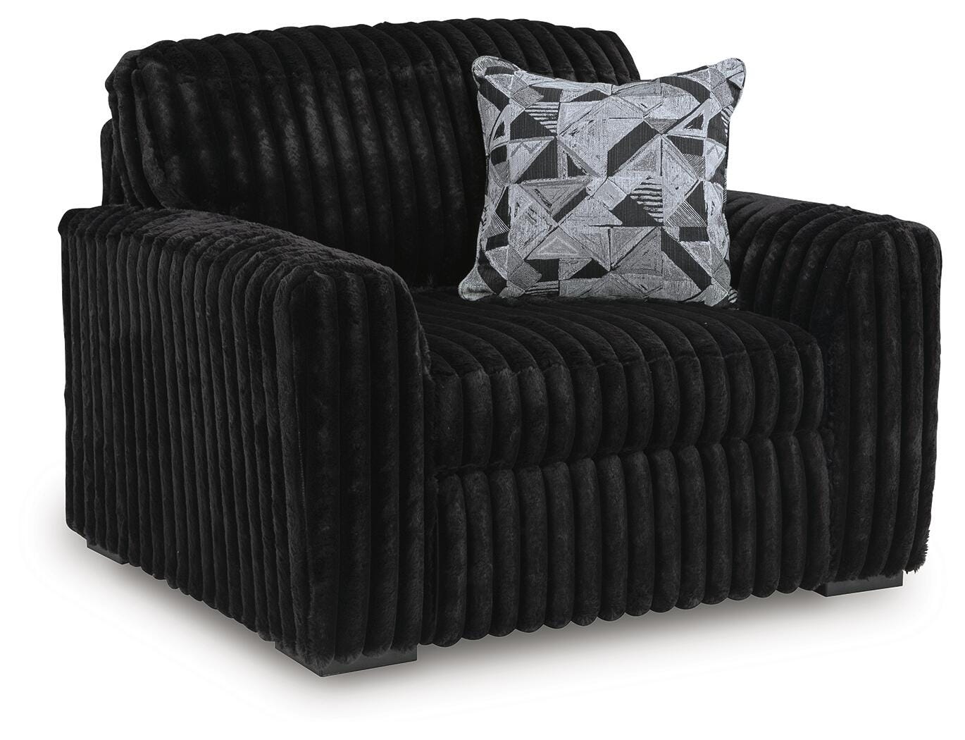 Midnight-Madness Oversized Chair, Onyx, large