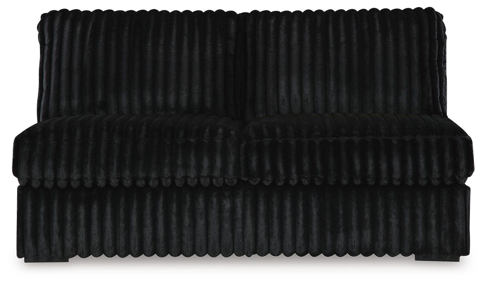 Midnight-Madness Armless Loveseat