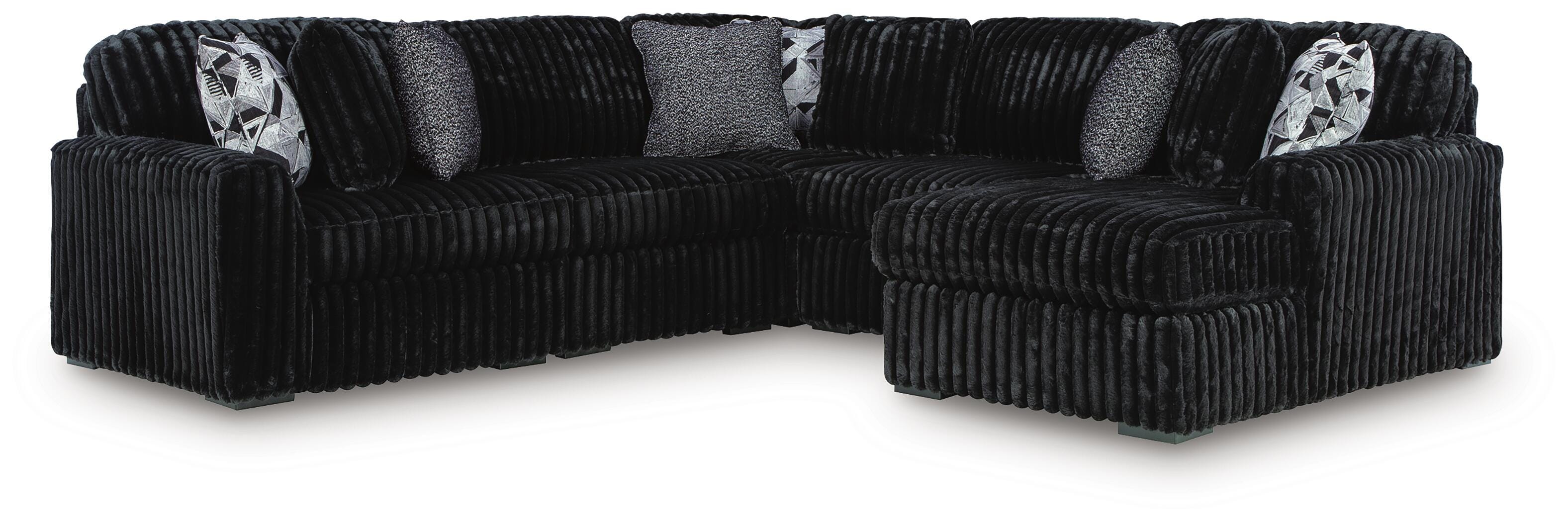 Midnight-Madness 6-Piece Sectional with Chaise - image 2