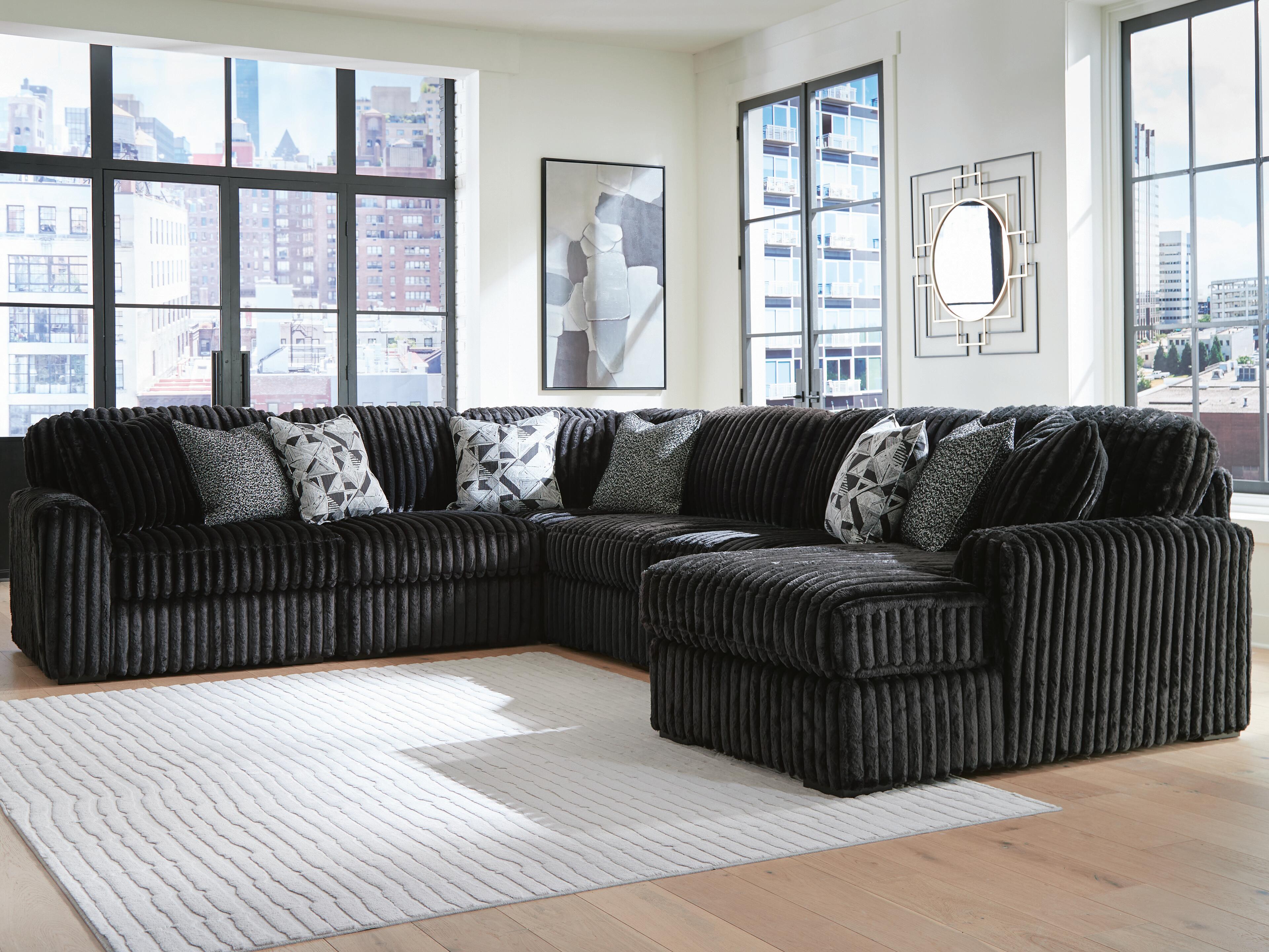 Midnight-Madness 6-Piece Sectional with Chaise - image 1