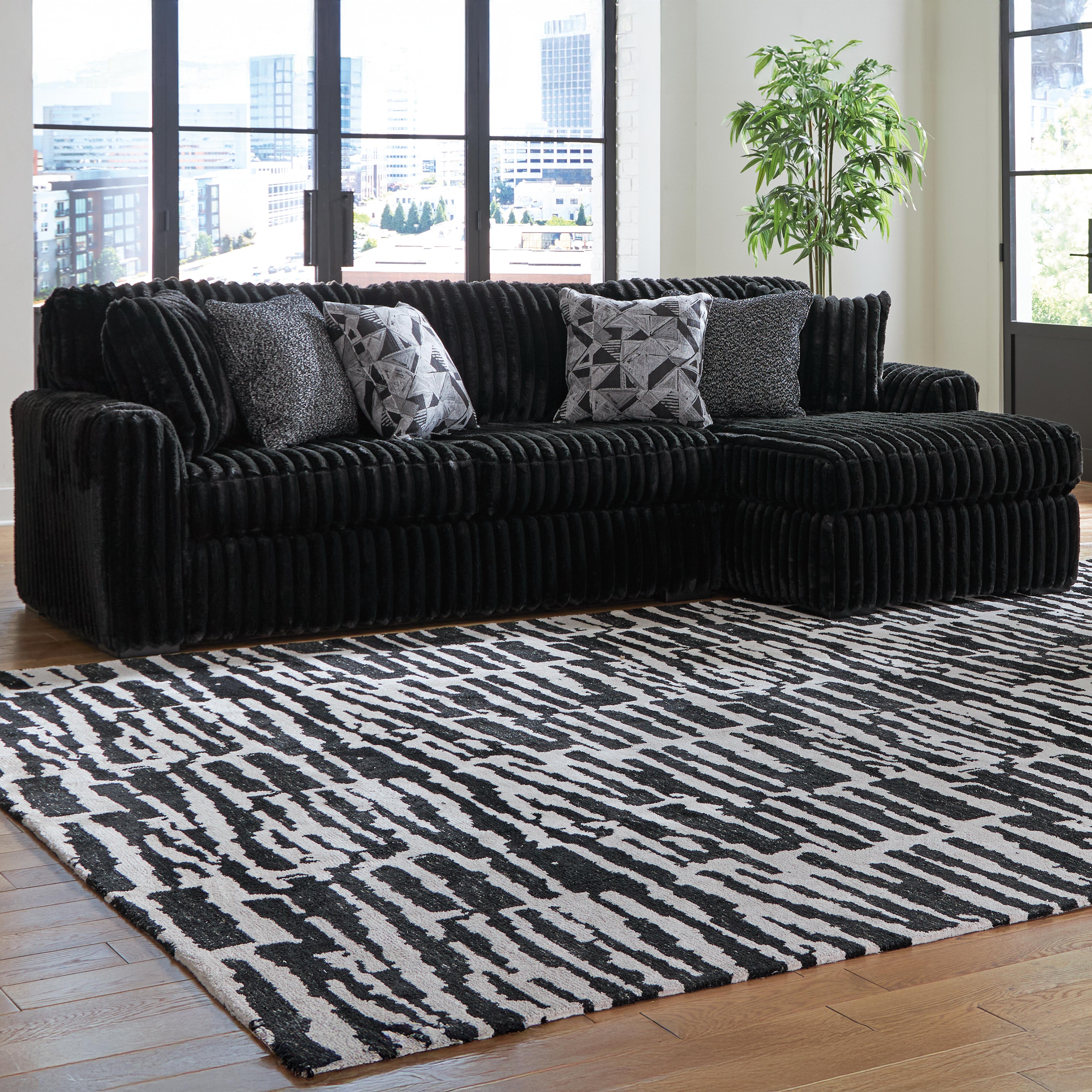 Sofá seccional de dos piezas con chaise longue Midnight-Madness - image 2