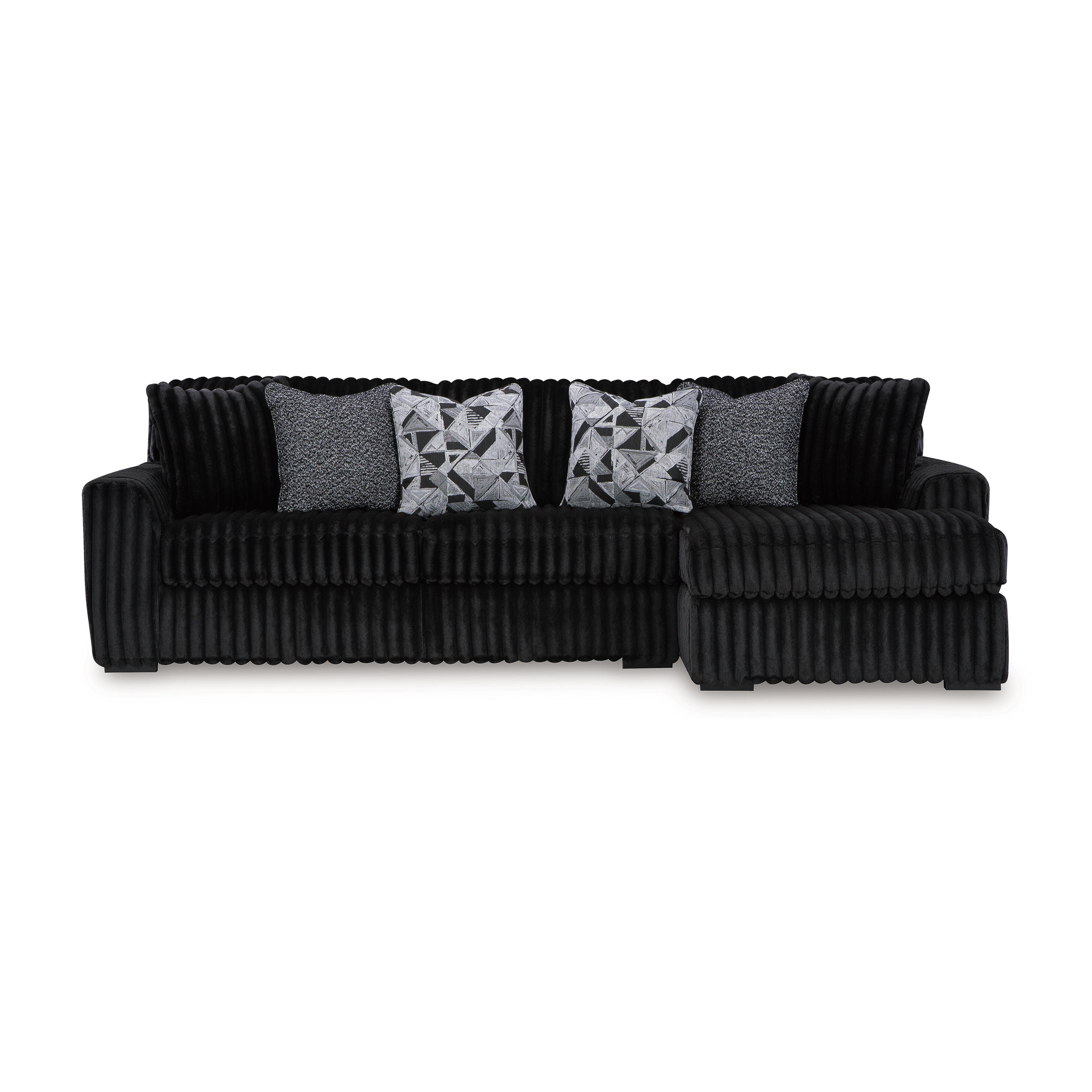 Sofá seccional de dos piezas con chaise longue Midnight-Madness - image 1