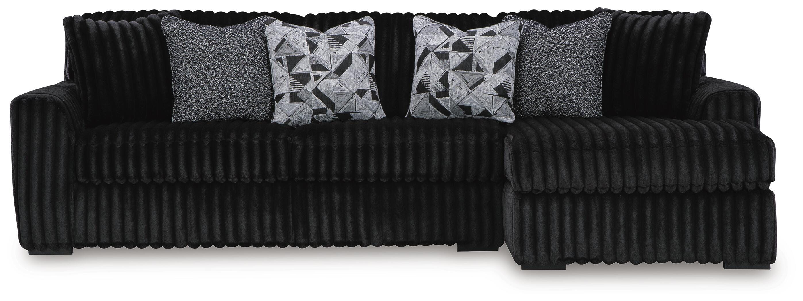 Midnight-Madness 2-Piece Sectional Sofa with Chaise - image 2