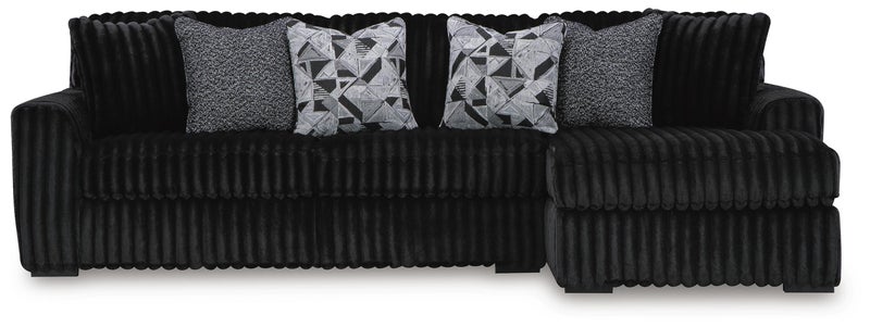 Midnight-Madness 2-Piece Sofa with Chaise