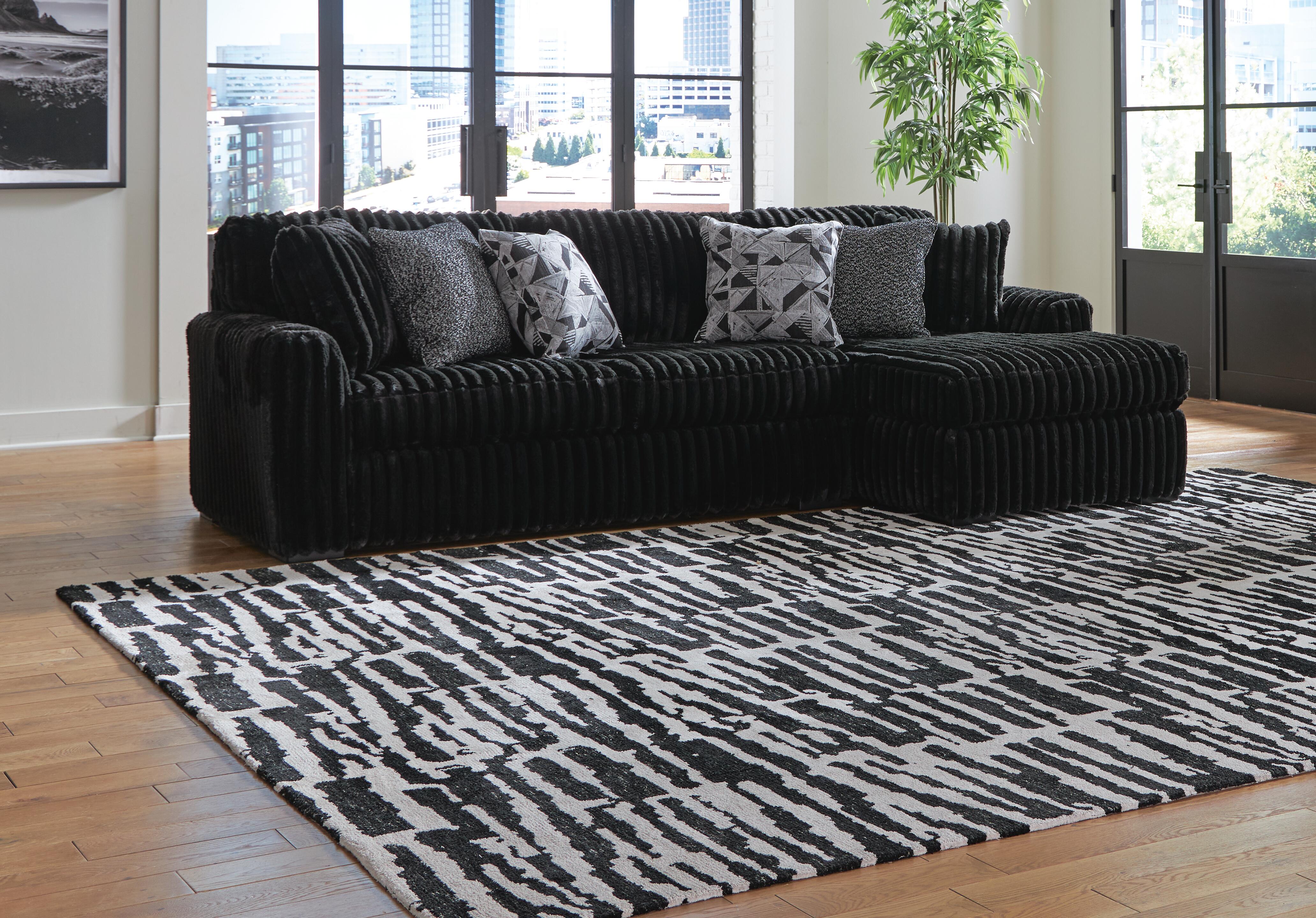Midnight-Madness 2-Piece Sectional Sofa with Chaise - image 1