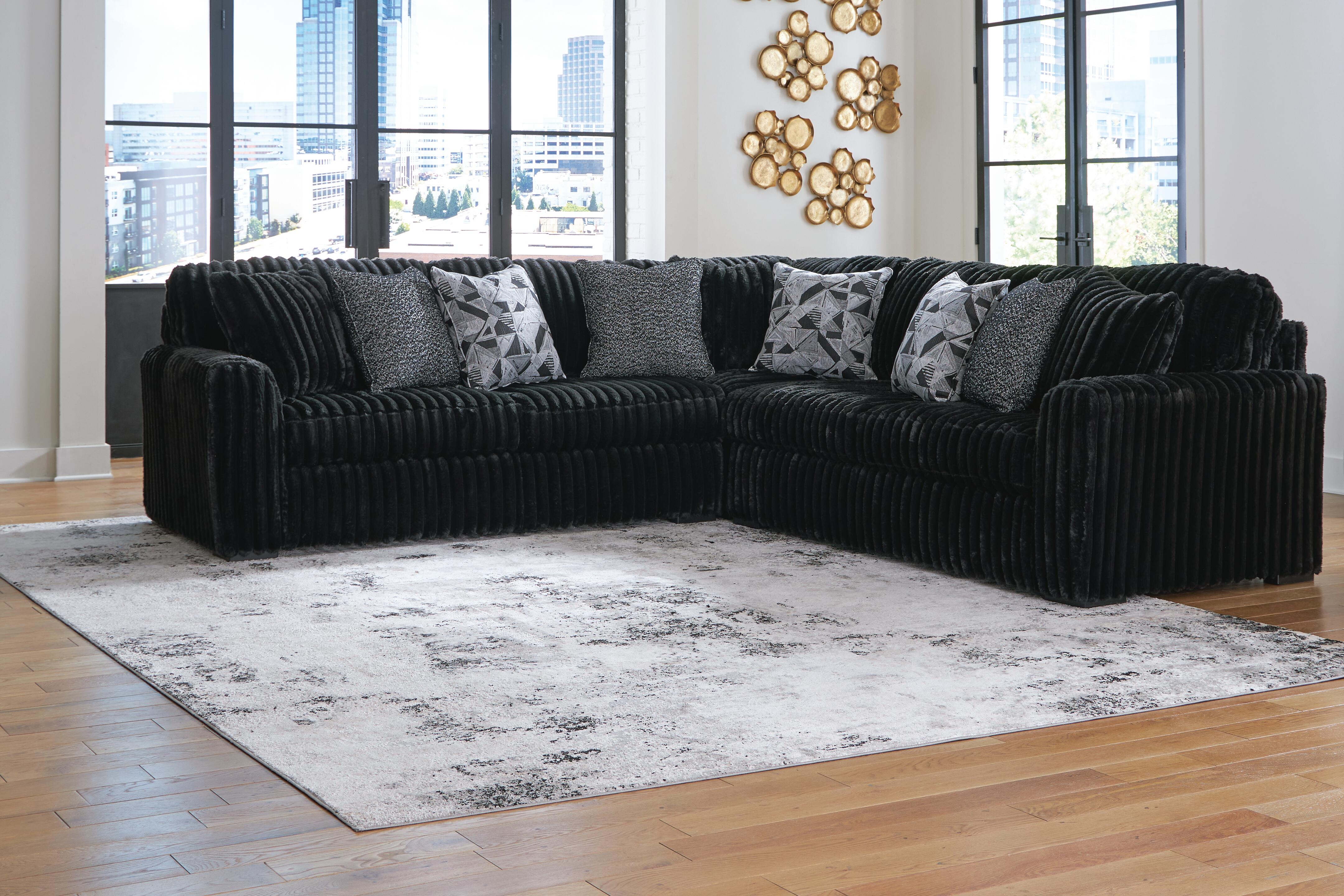 Midnight-Madness 3-Piece Sectional - image 1