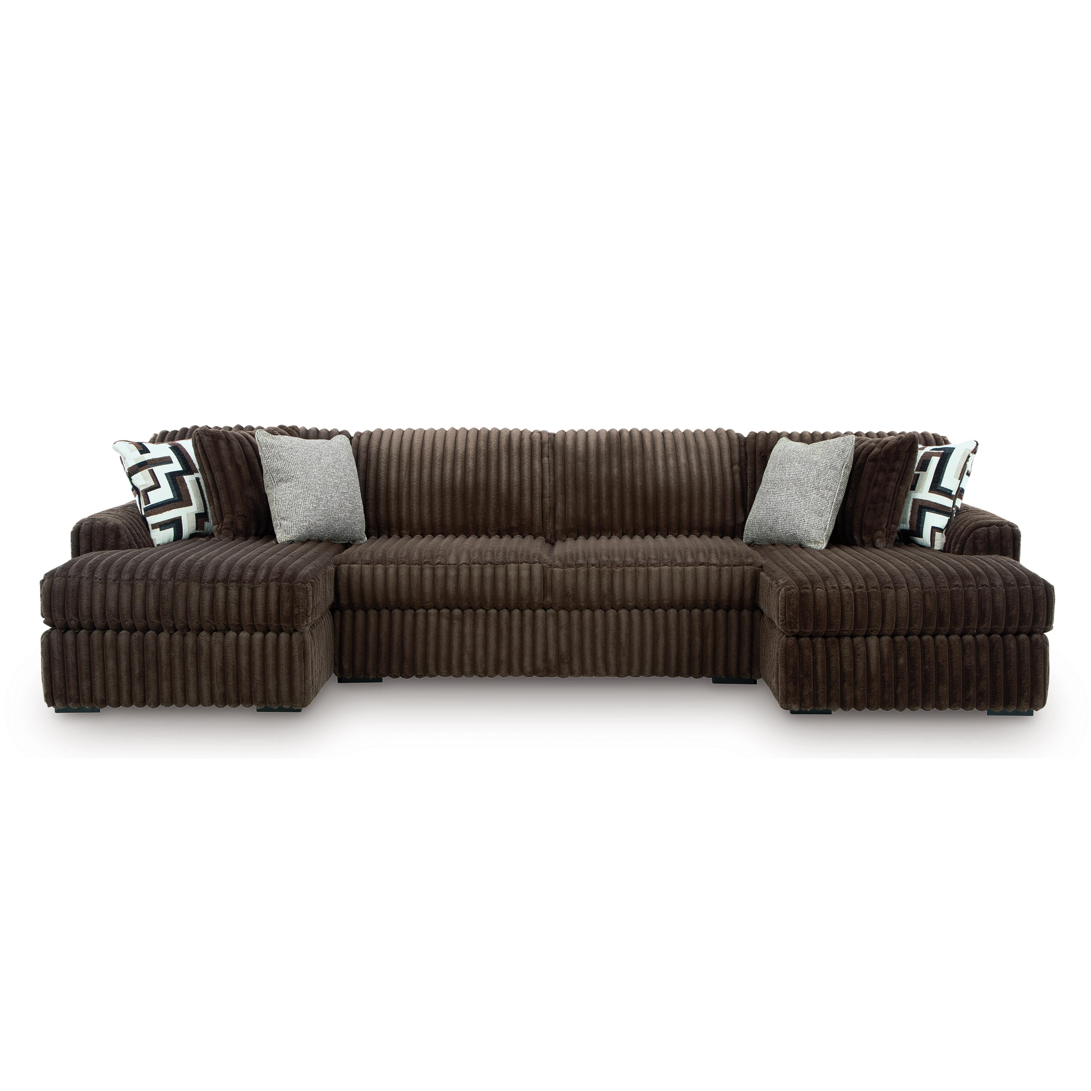 Midnight-Madness 3-Piece Sectional with Chaise - image 1