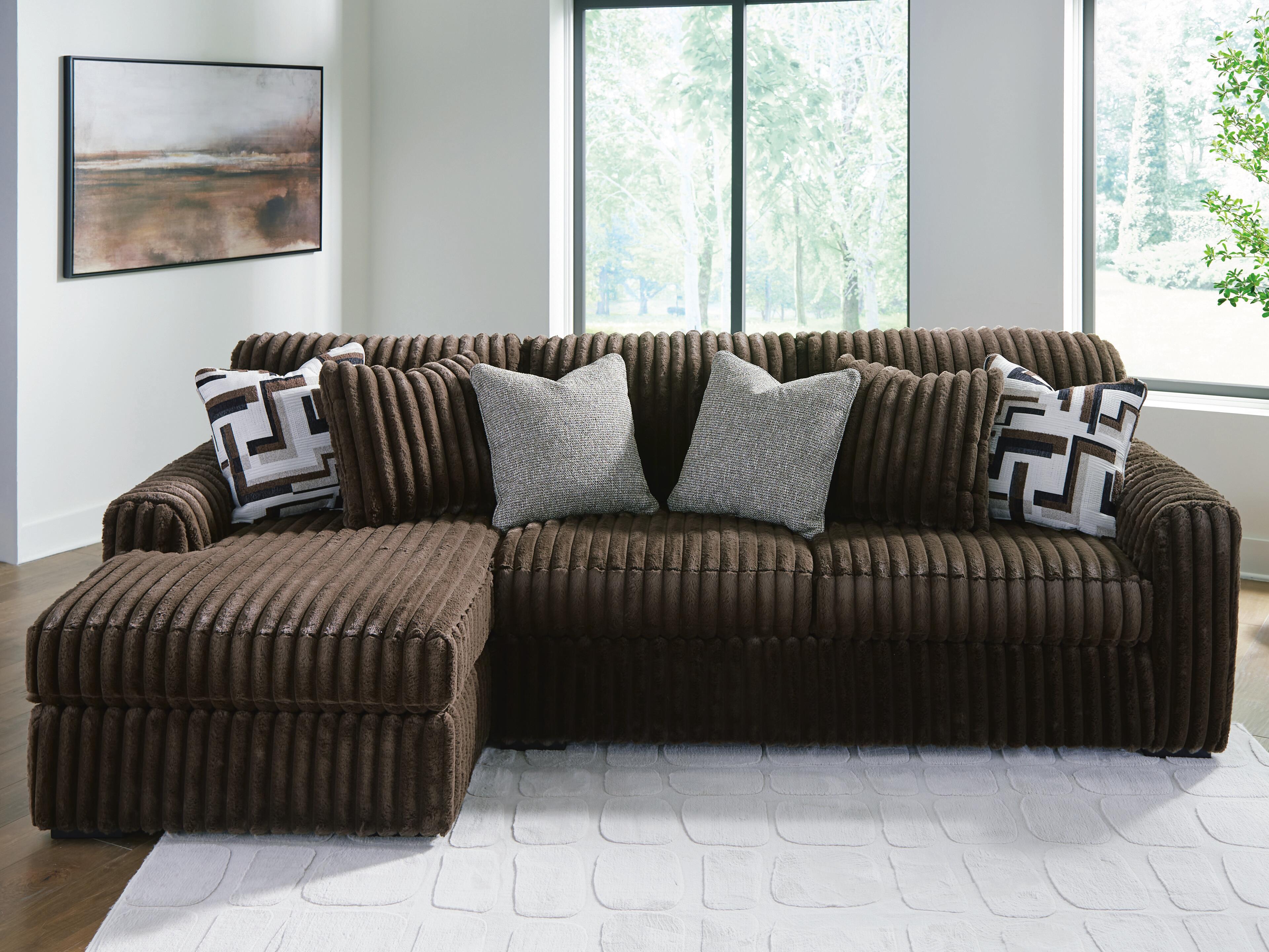 Midnight-Madness 2-Piece Sectional Sofa with Chaise - image 1