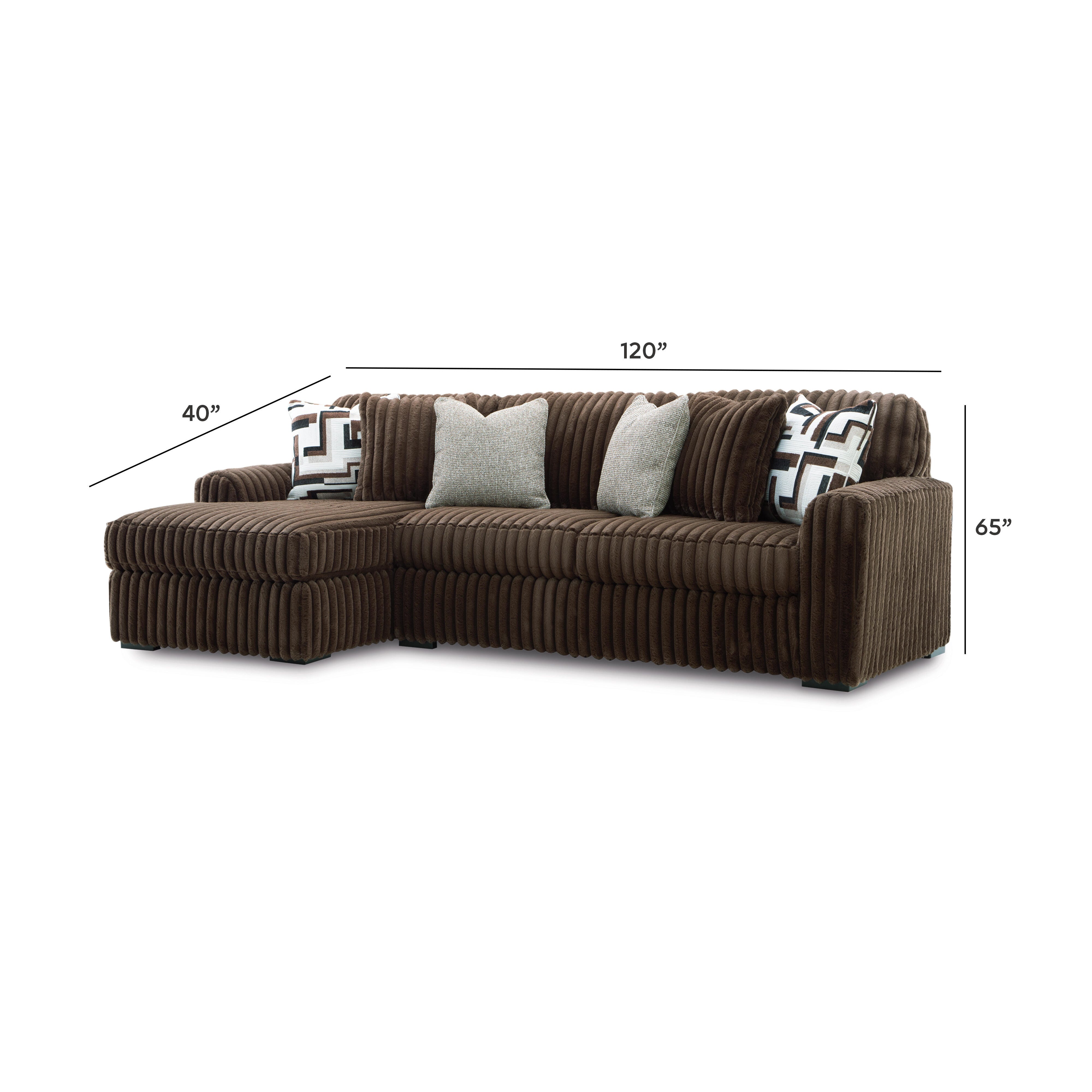 Midnight-Madness 2-Piece Sectional Sofa with Chaise - image 7