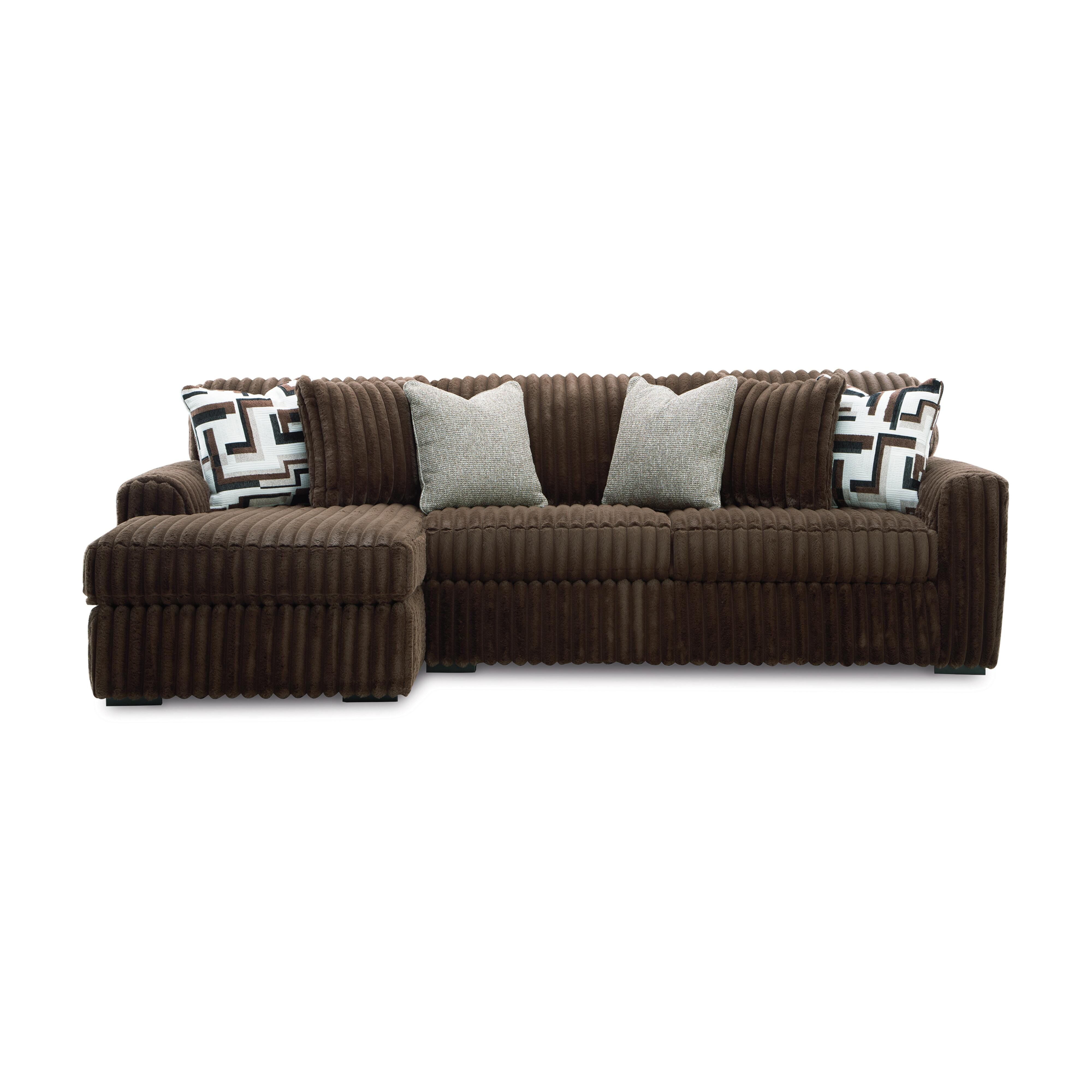 Midnight-Madness 2-Piece Sectional Sofa with Chaise - image 1