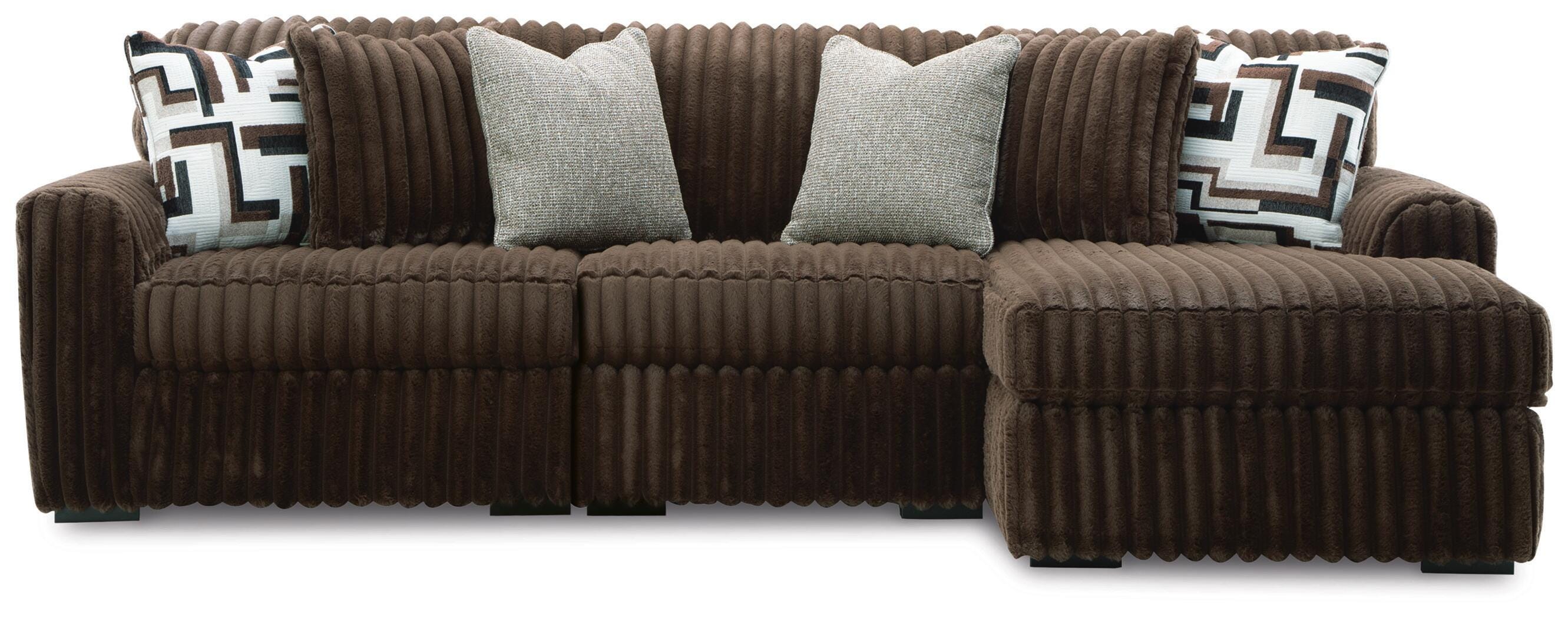 Midnight-Madness 3-Piece Sectional with Chaise - image 1