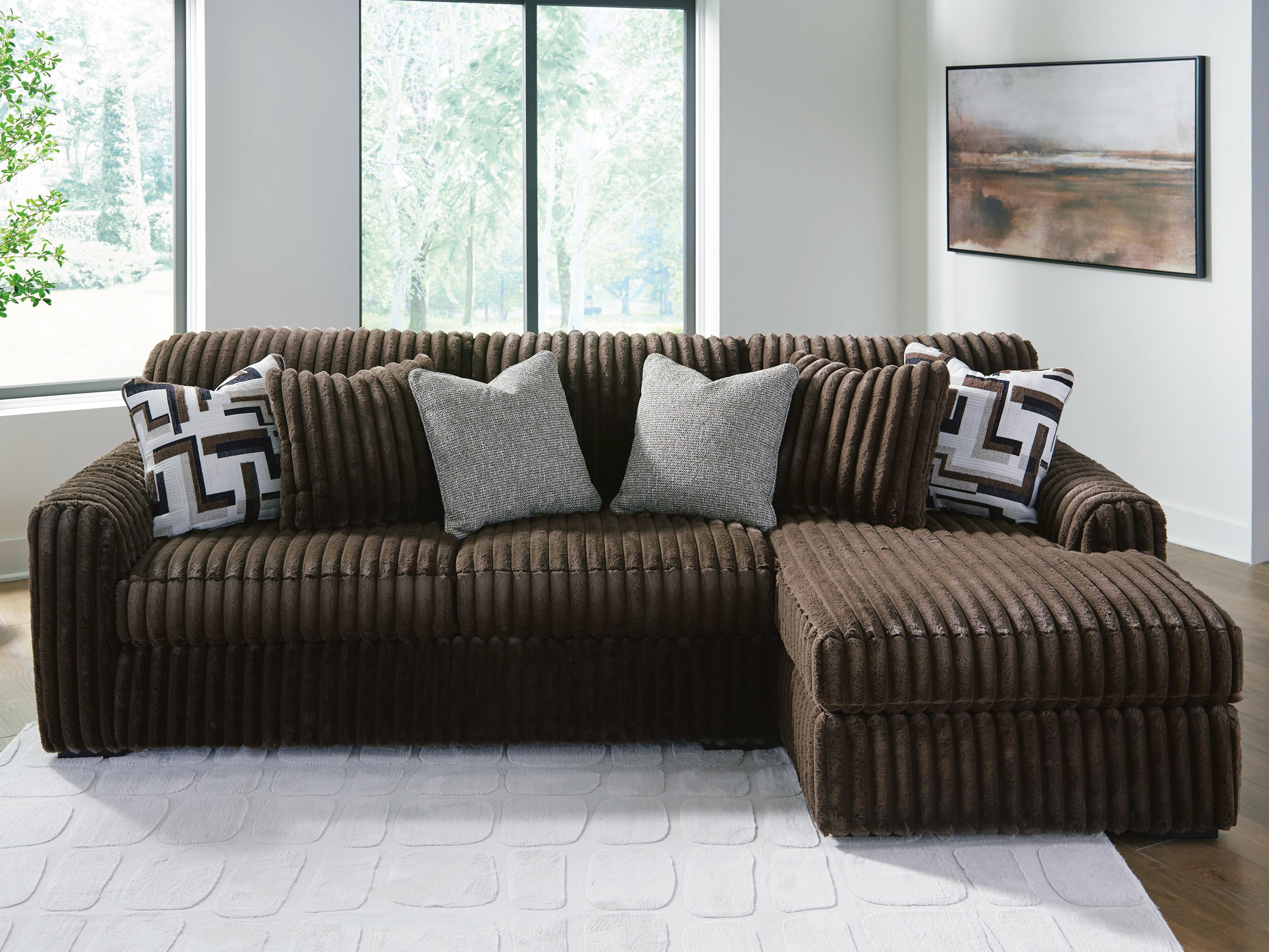 Midnight-Madness 2-Piece Sectional Sofa with Chaise - image 1