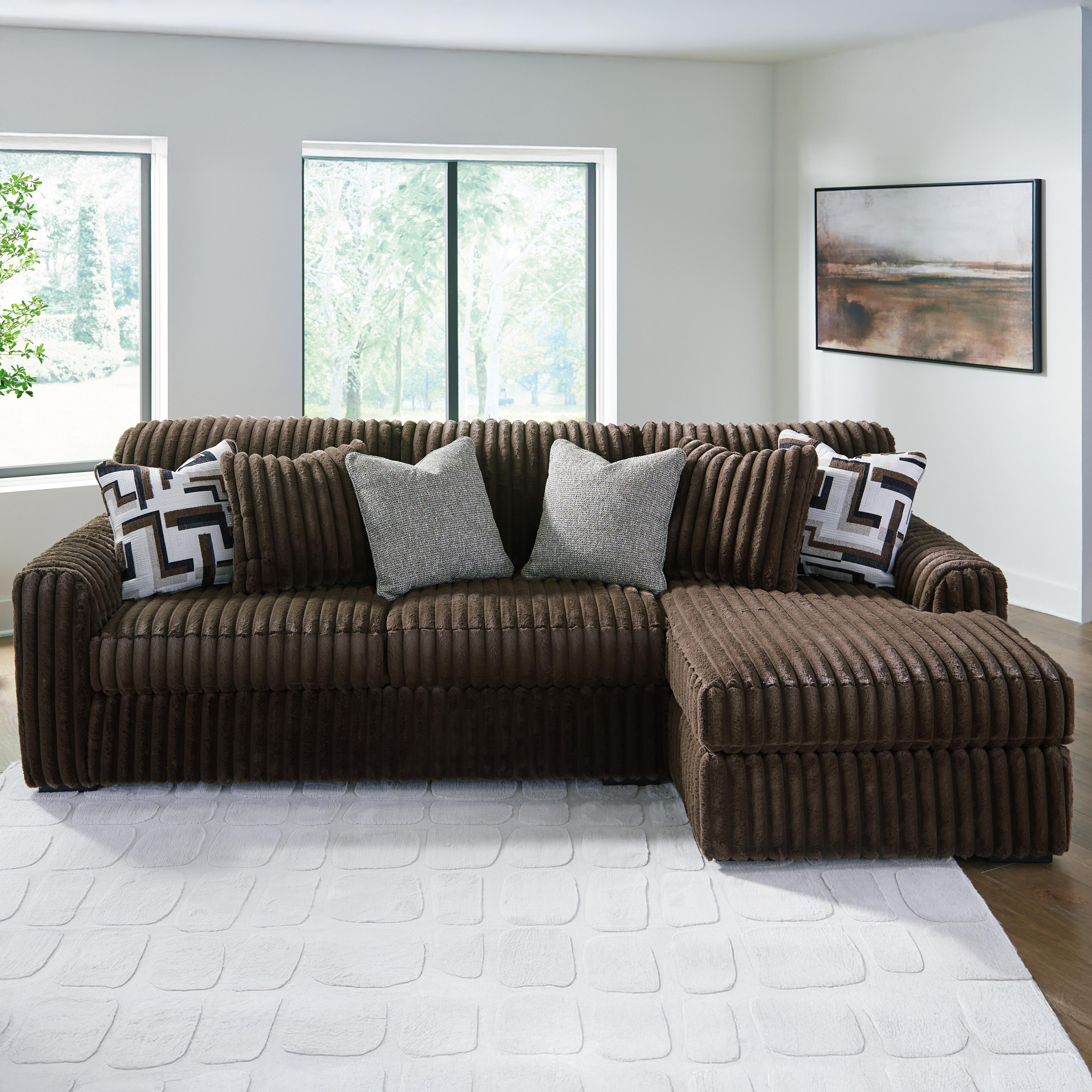 Midnight-Madness 2-Piece Sectional Sofa with Chaise - image 2