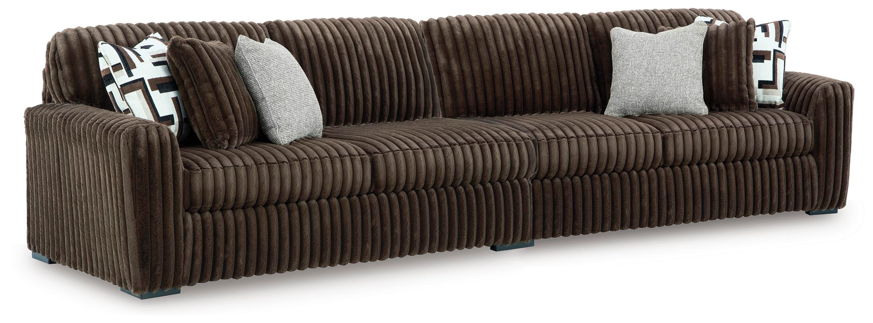 Midnight-Madness 2-Piece Sectional, Chocolate, large