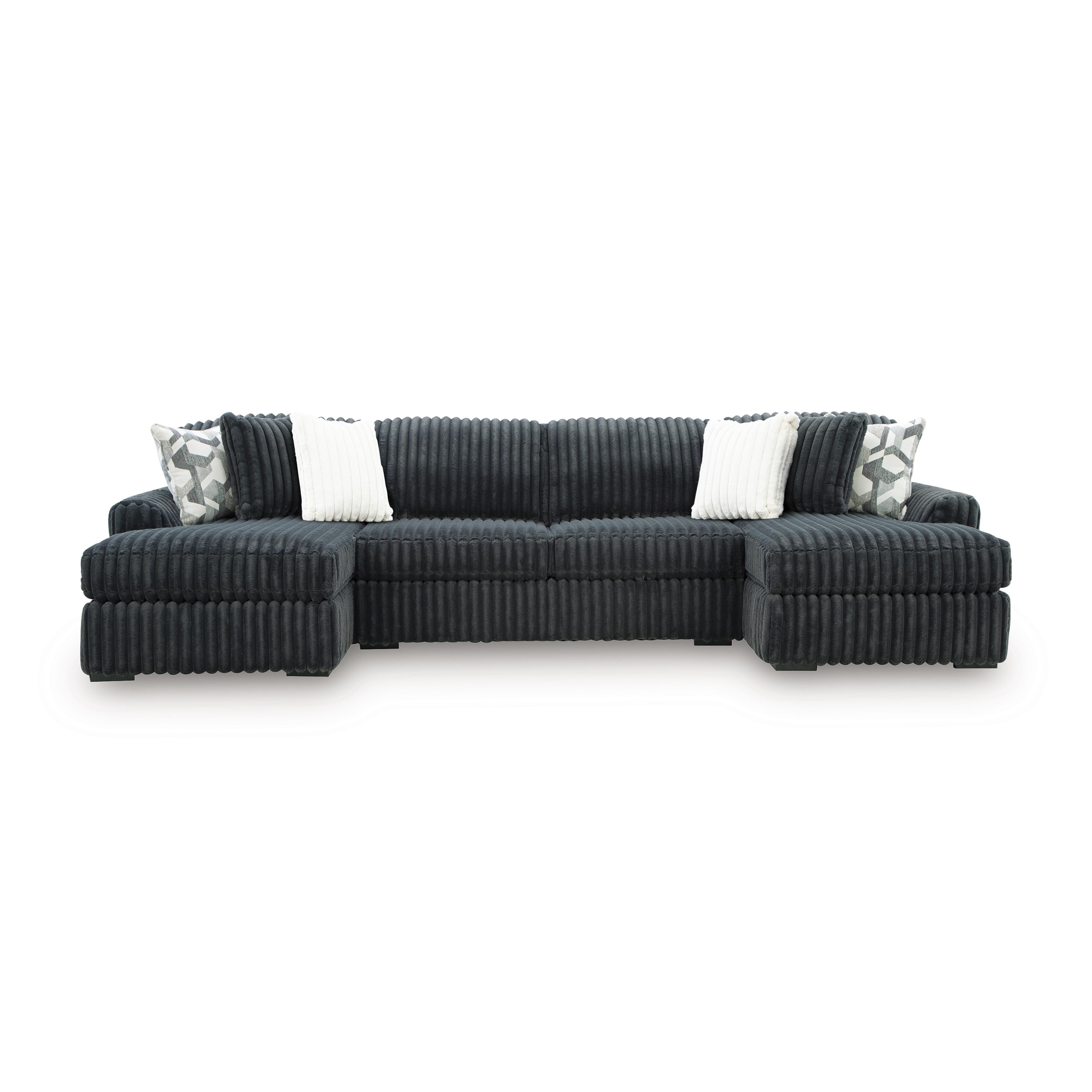Midnight-Madness 3-Piece Double Chaise Sectional - image 1