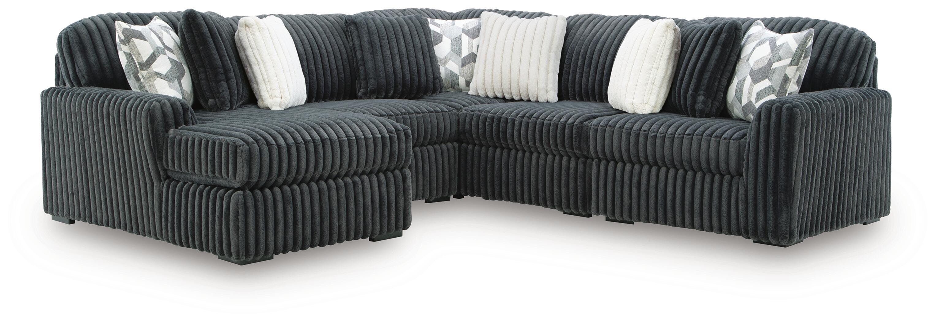 Midnight-Madness 5-Piece Sectional with Chaise - image 2