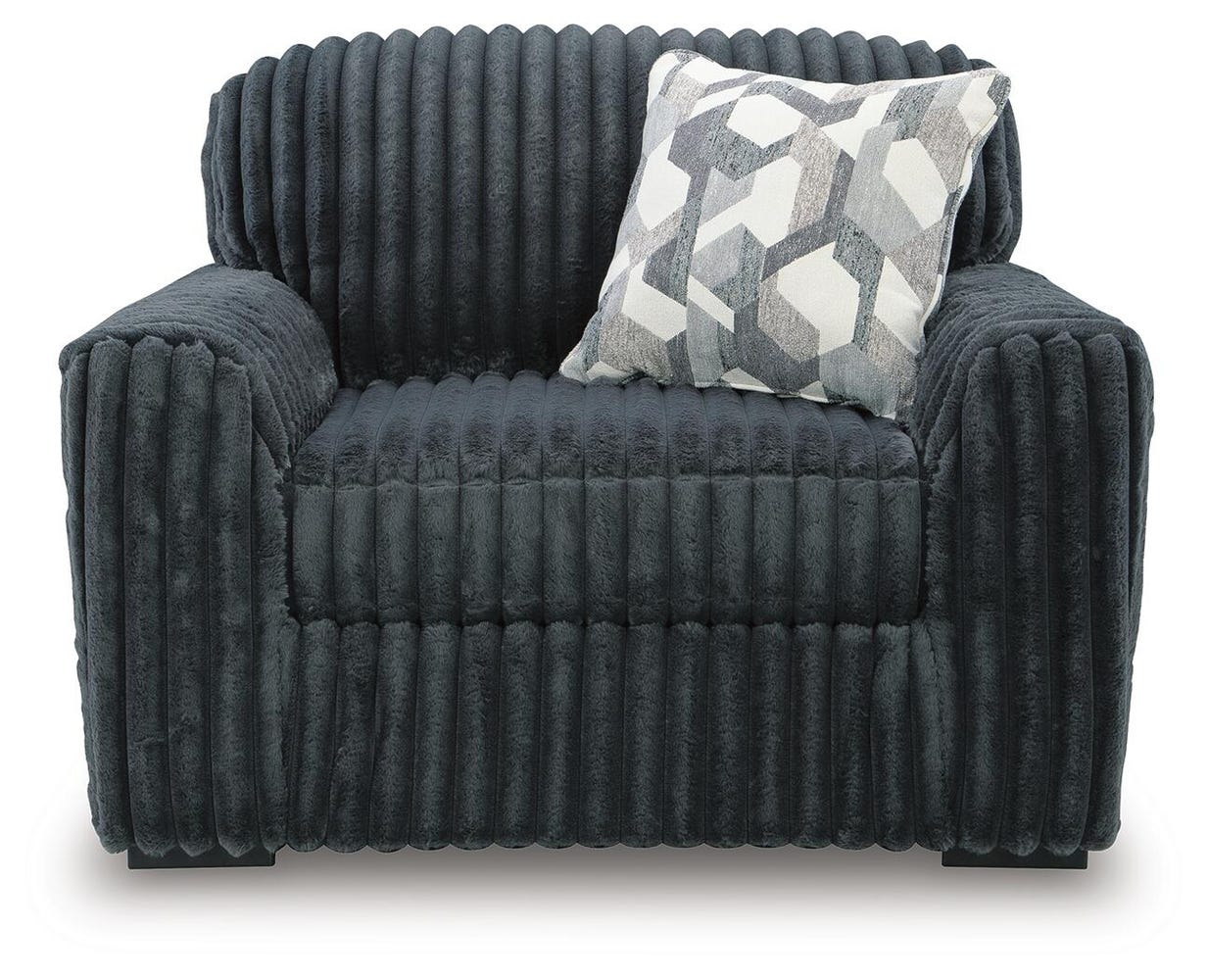 Midnight-Madness Oversized Chair