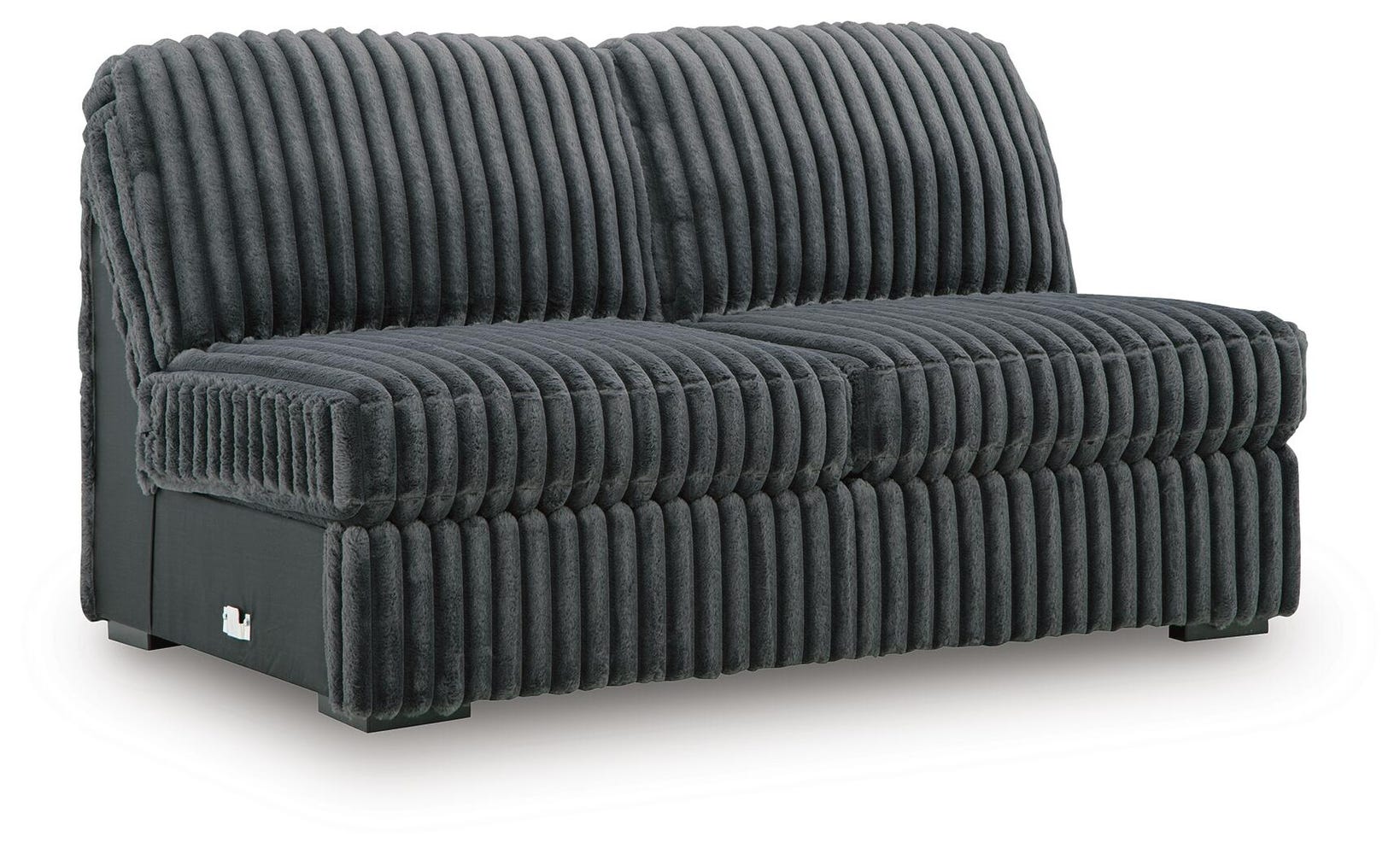 Midnight-Madness Armless Loveseat