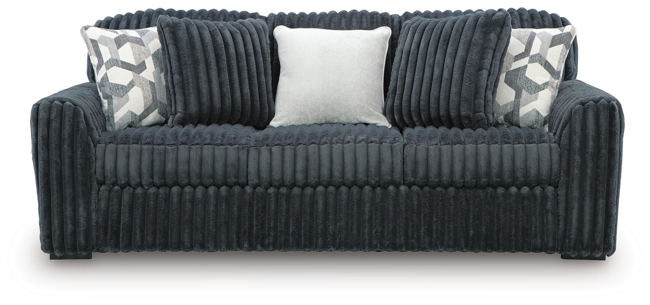 Midnight-Madness Sofa, Gunmetal, large