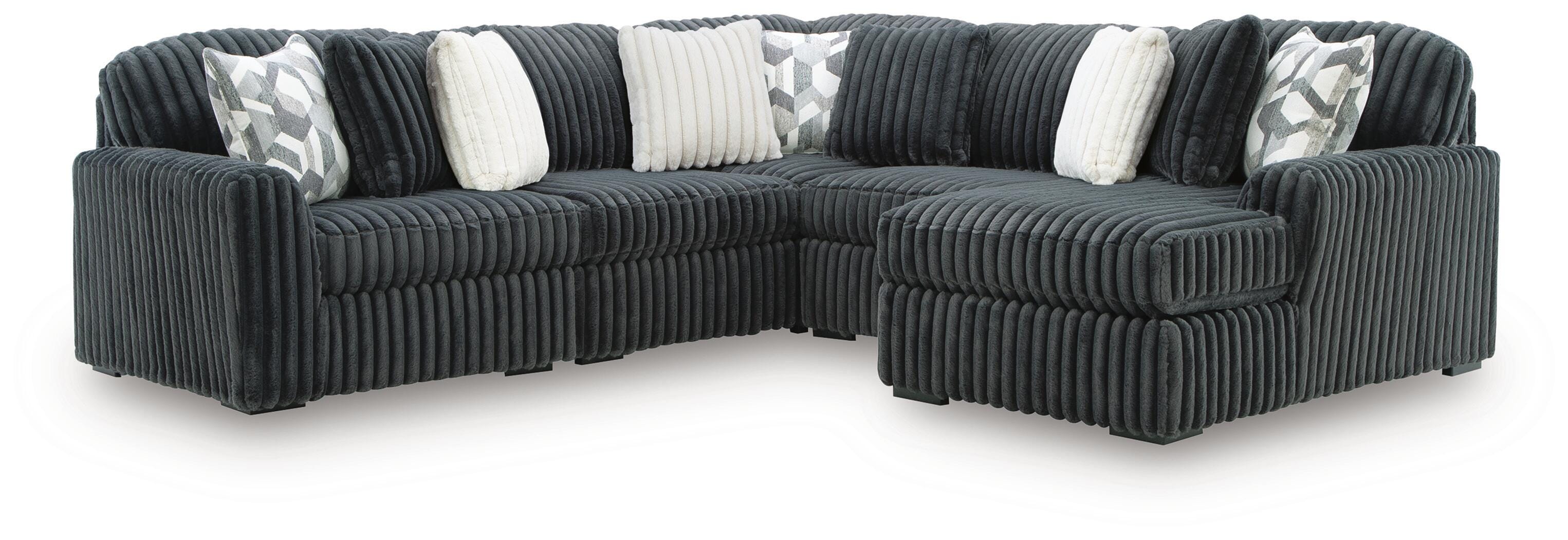 Midnight-Madness 5-Piece Sectional with Chaise - image 2