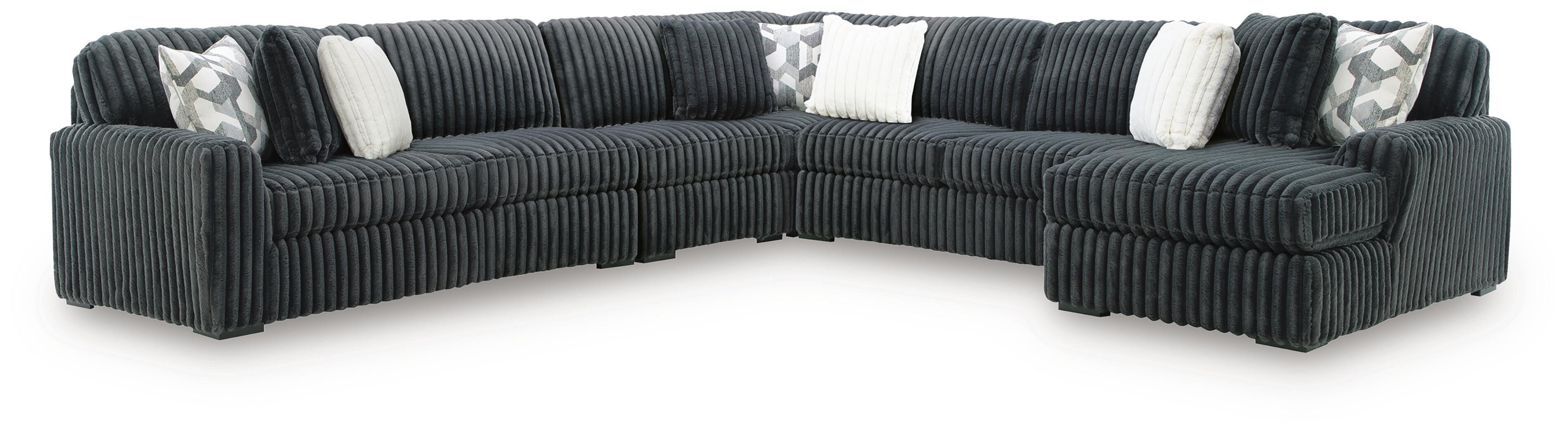 Midnight-Madness 5-Piece Sectional with Chaise - image 1