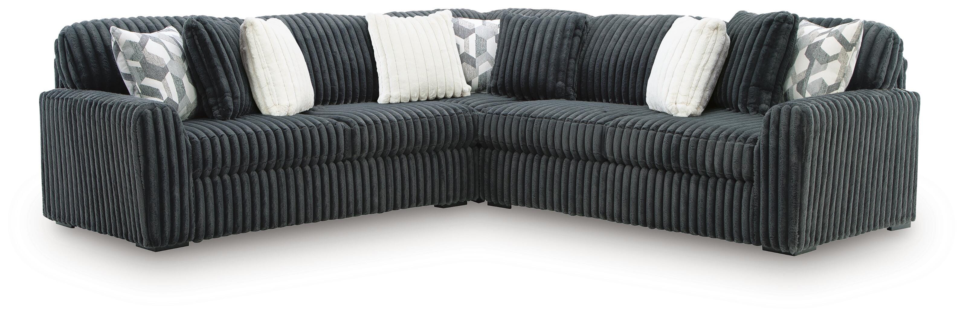Midnight-Madness 3-Piece Sectional - image 1