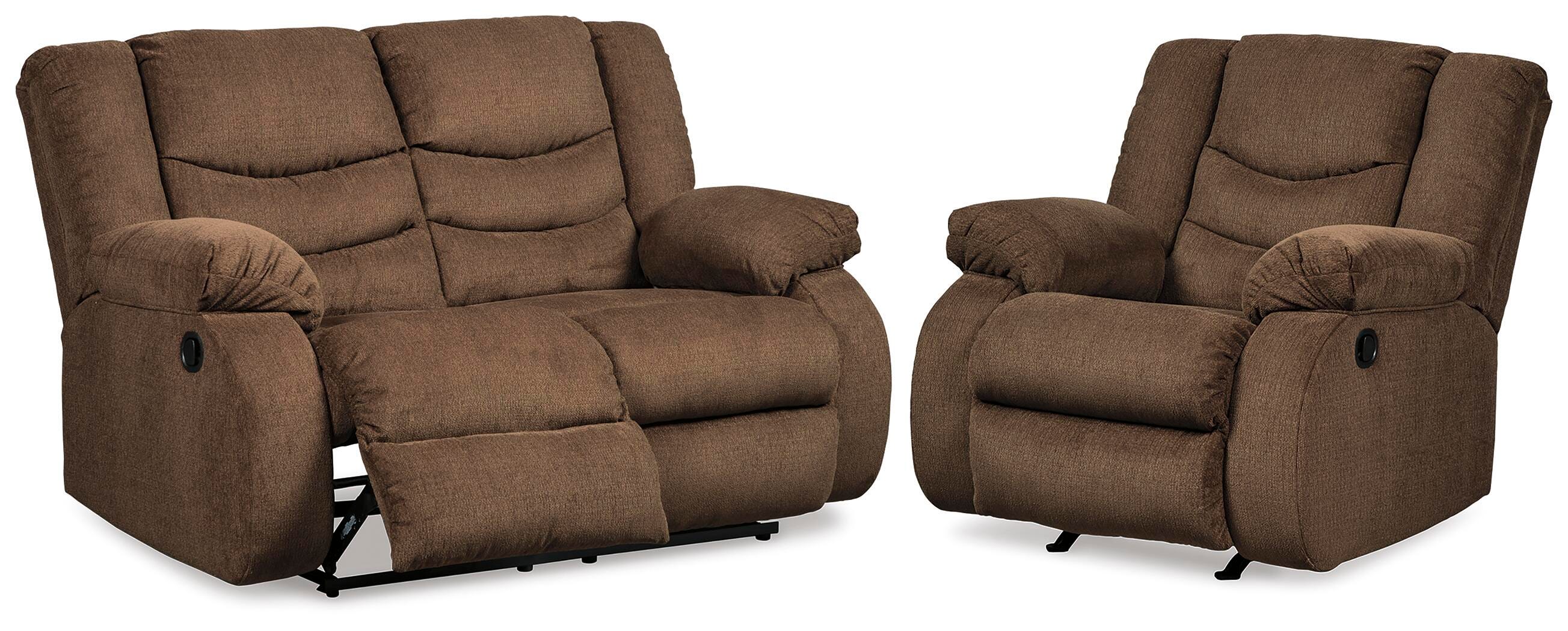Tulen Reclining Loveseat and Recliner - image 1